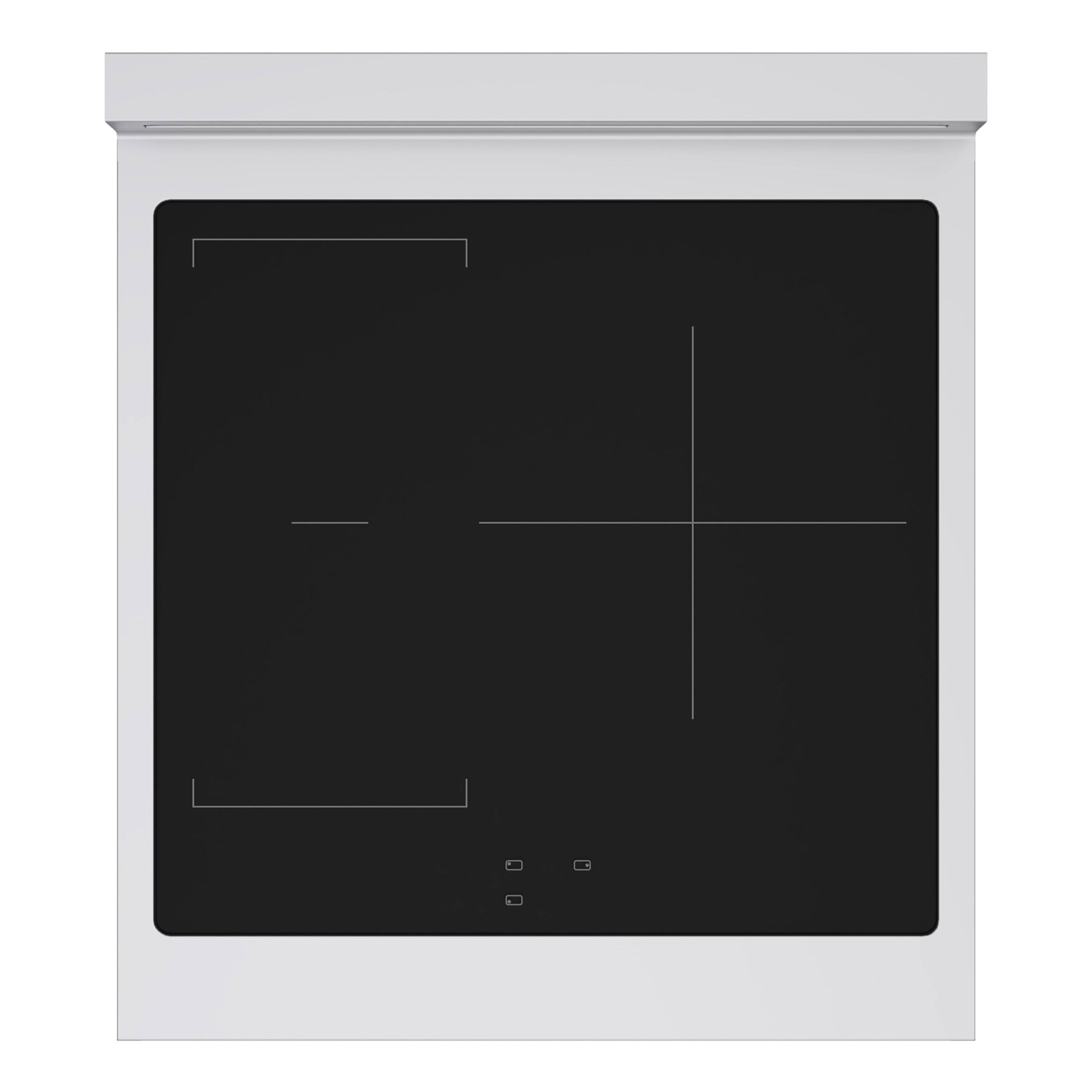 ZLINE 24 in. Induction Range 5.2 cu. ft. 3 Element Cooktop Electric Oven Satin Stainless Steel (SINRS-24)