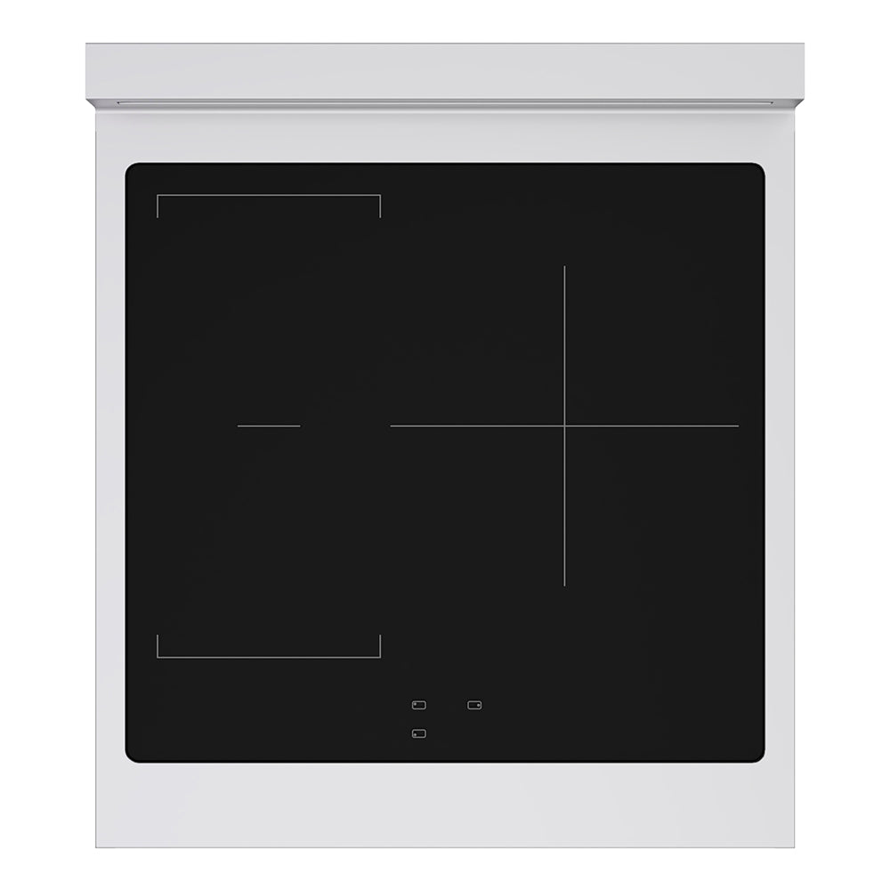 ZLINE 24 in. Induction Range 3.2 cu. ft. Electric Convection Oven 3 Element Cooktop Stainless Steel Champagne Bronze Accents (SINRZ-24-CB)