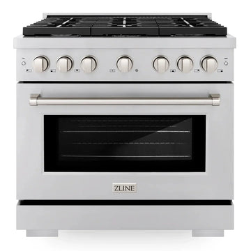 ZLINE Paramount 36-Inch Gas Range with 6 Burners, Convection Oven, Stainless Steel (SGR36)