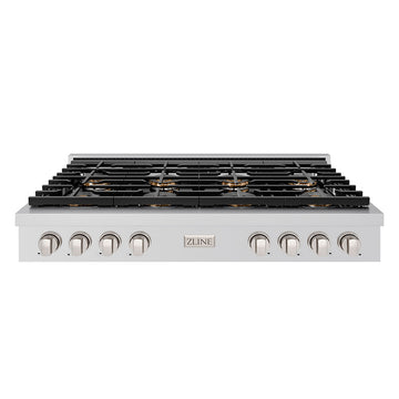 ZLINE 48" Paramount Gas Rangetop with 8 Burner DuoPro™ Cooktop in Stainless Steel, PSRT48