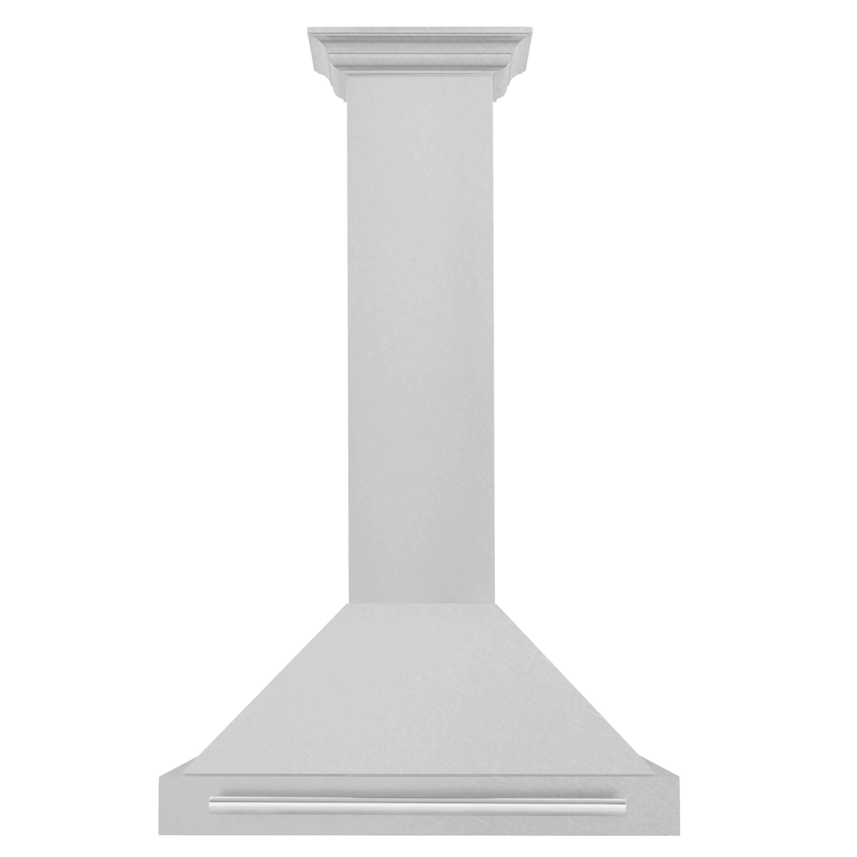 ZLINE 30 Inch Wall Mount Range Hood Convertible Satin Stainless Steel Stainless Steel Handle (KB4SNX-30)