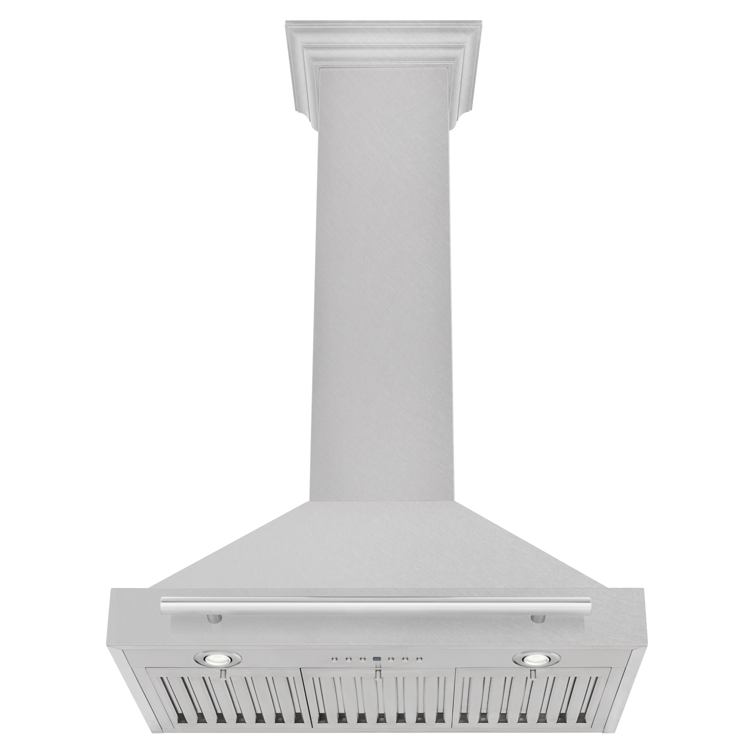 ZLINE 30 Inch Wall Mount Range Hood Convertible Satin Stainless Steel Stainless Steel Handle (KB4SNX-30)