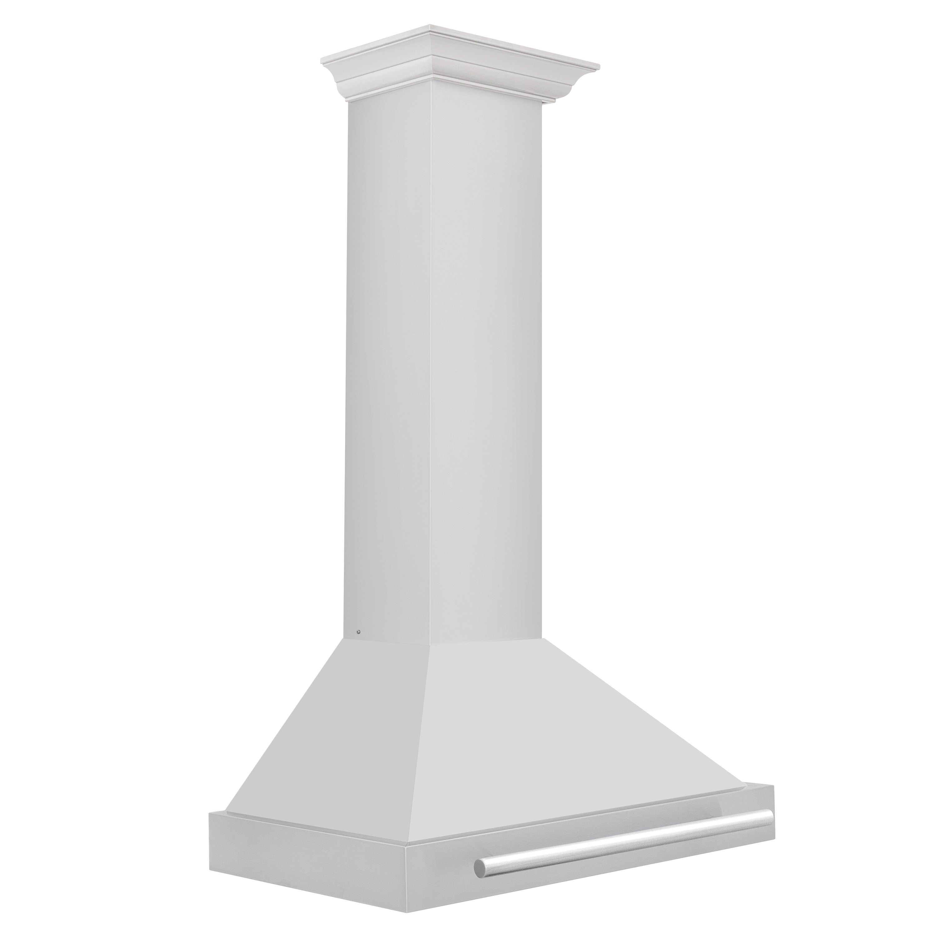 ZLINE 30 in. Wall Mount Range Hood Stainless Steel with Stainless Steel Handle (KB4STX-30)