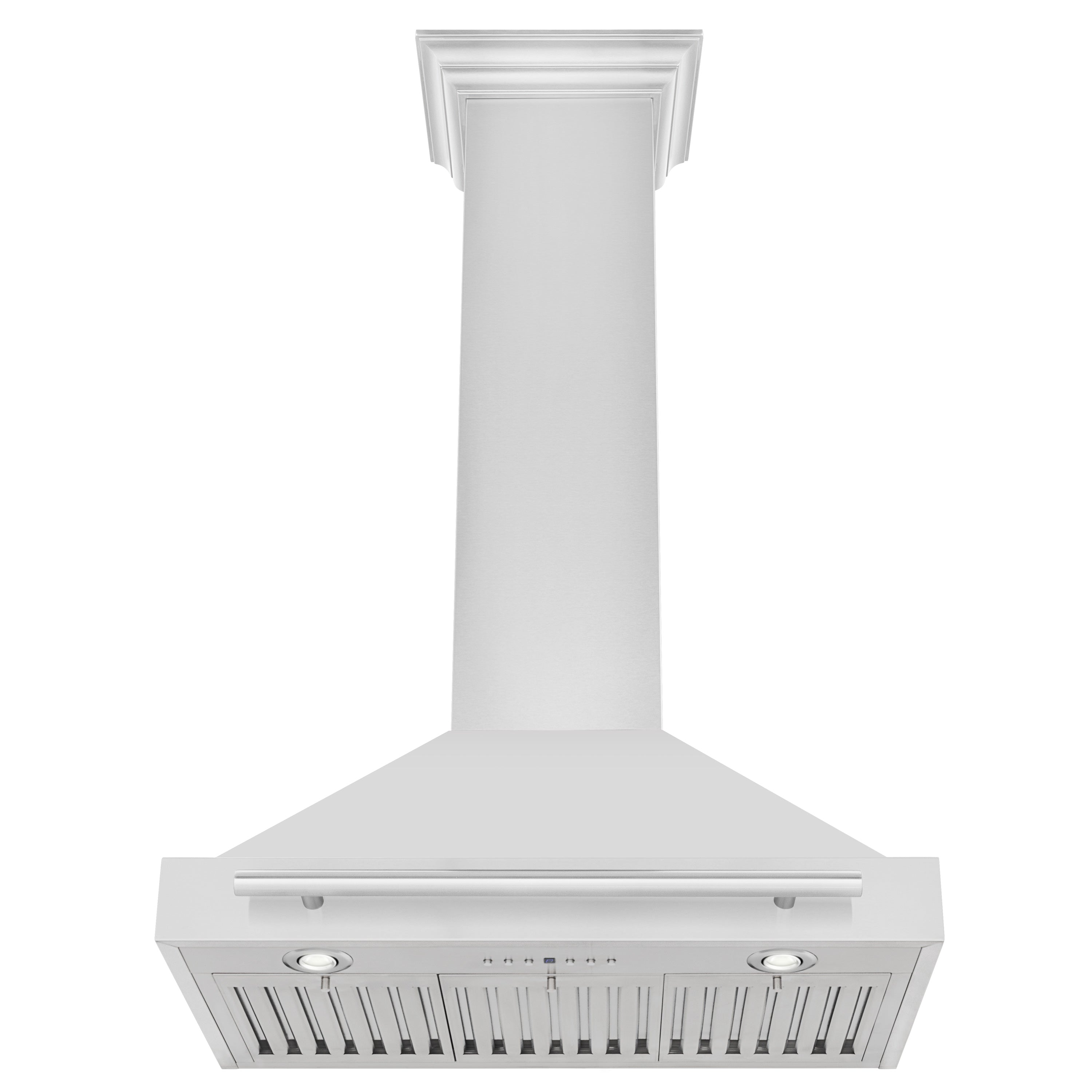 ZLINE 30 in. Wall Mount Range Hood Stainless Steel with Stainless Steel Handle (KB4STX-30)