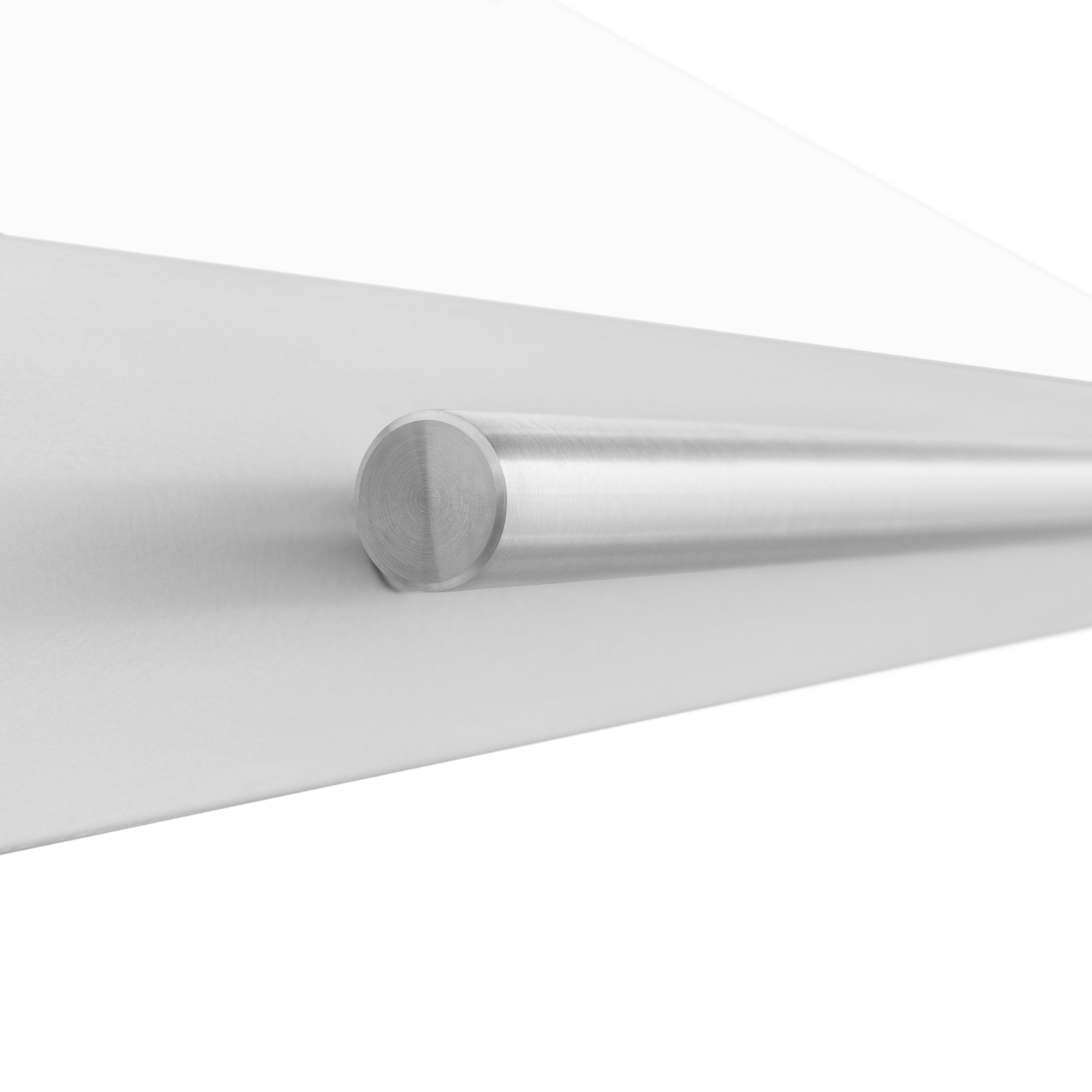 ZLINE 48 in. Wall Mount Range Hood Stainless Steel White Matte Shell 400 CFM Stainless Steel Handle (KB4STX-WM-48)