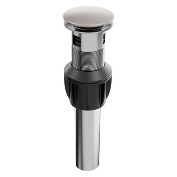 ZLINE Rubicon Push Button Drain in Brushed Nickel, RBCN1-PDO-BN