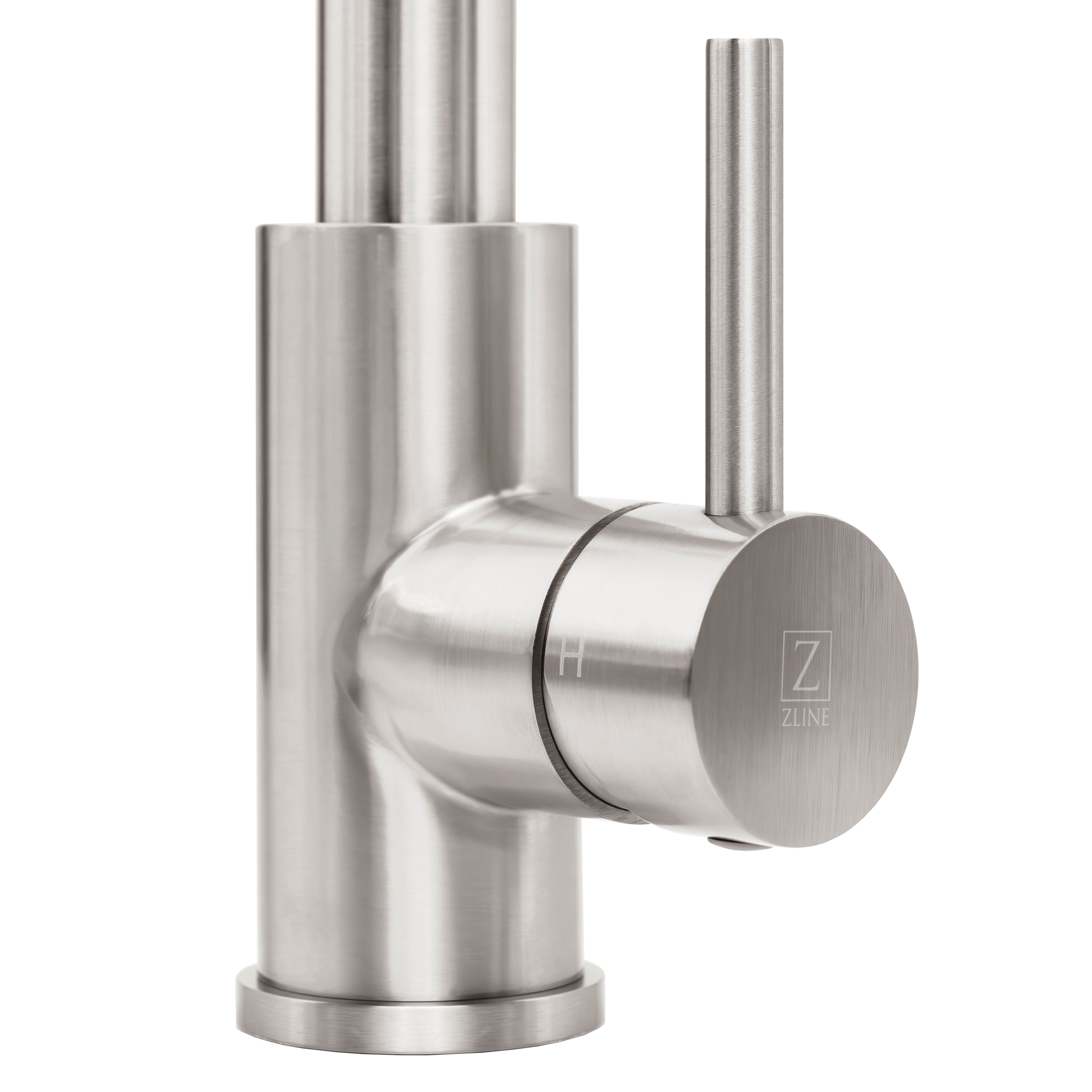 ZLINE Rubicon Pull Down Single Handle Kitchen Faucet in Brushed Nickel, RBCN1-KF-BN