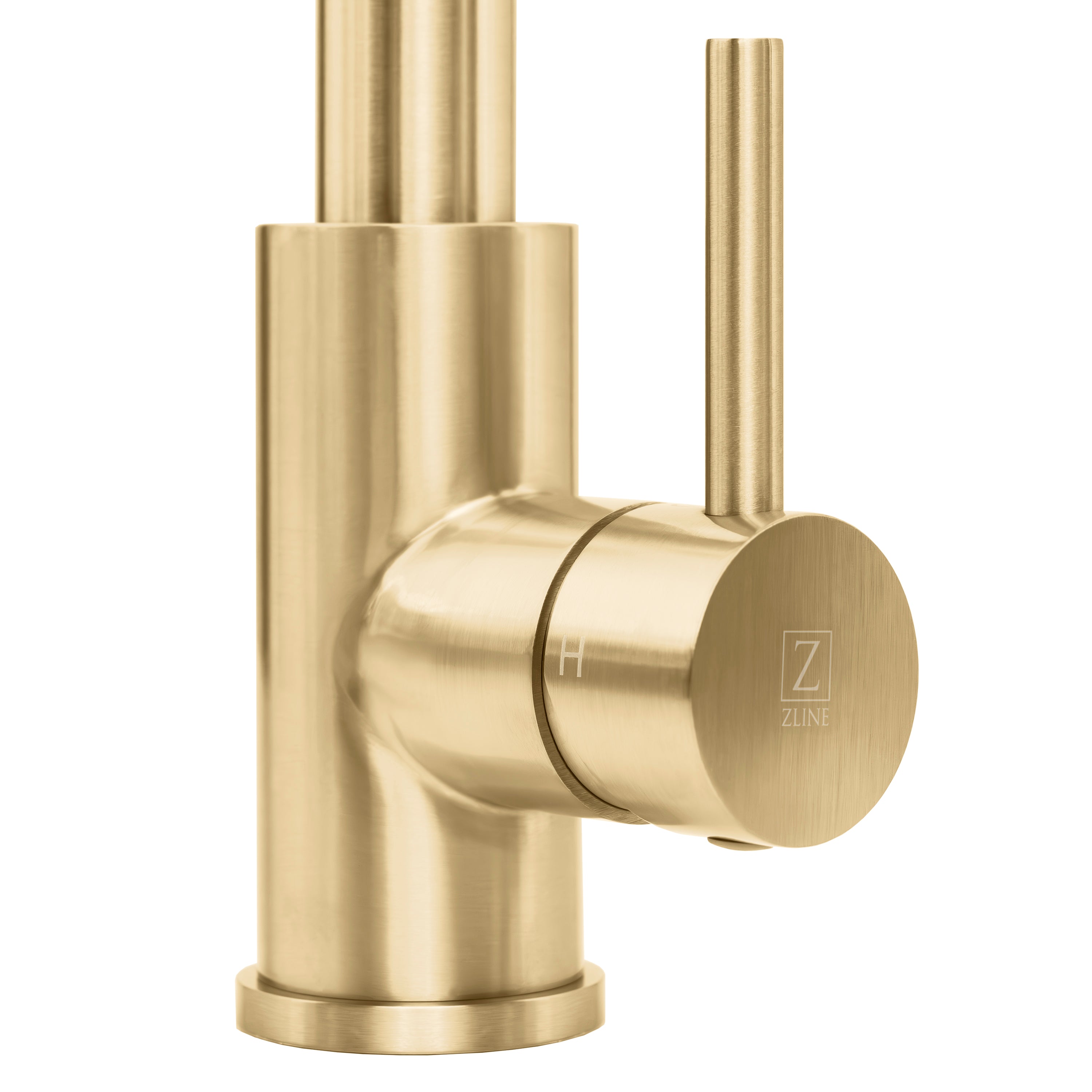 ZLINE Rubicon Pull Down Spring Spray Wand Kitchen Faucet in Champagne Bronze, RBCN2-KF-CB