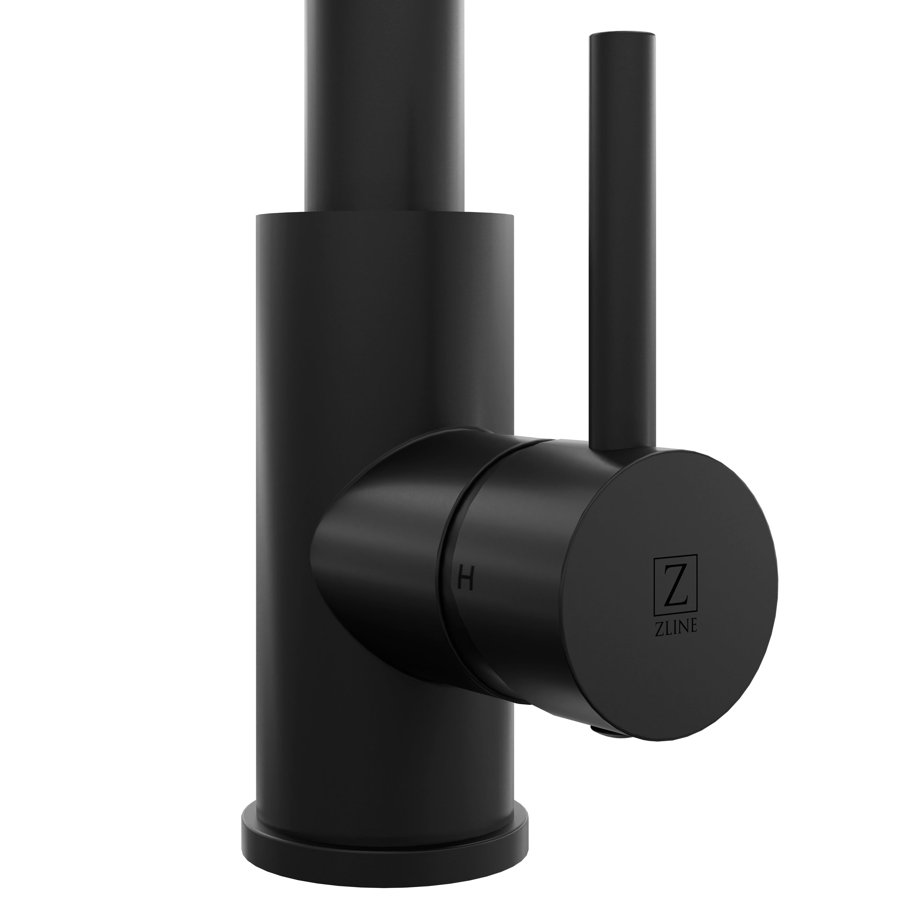 ZLINE Rubicon Pull Down Spring Spray Wand Kitchen Faucet in Matte Black, RBCN2-KF-MB