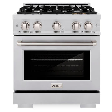 ZLINE 30 in. Gas Range 4.2 cu. ft. Stainless Steel 4 Burners (HGR30)