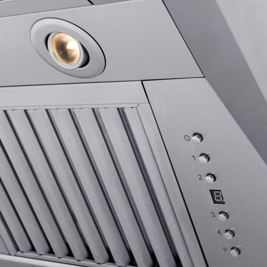 ZLINE 30 in. Under Cabinet Range Hood Convertible Vent Satin Stainless Steel 400 CFM (8685S-30)