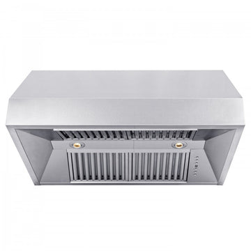 ZLINE 30 in. Under Cabinet Range Hood Convertible Vent Satin Stainless Steel 400 CFM (8685S-30)
