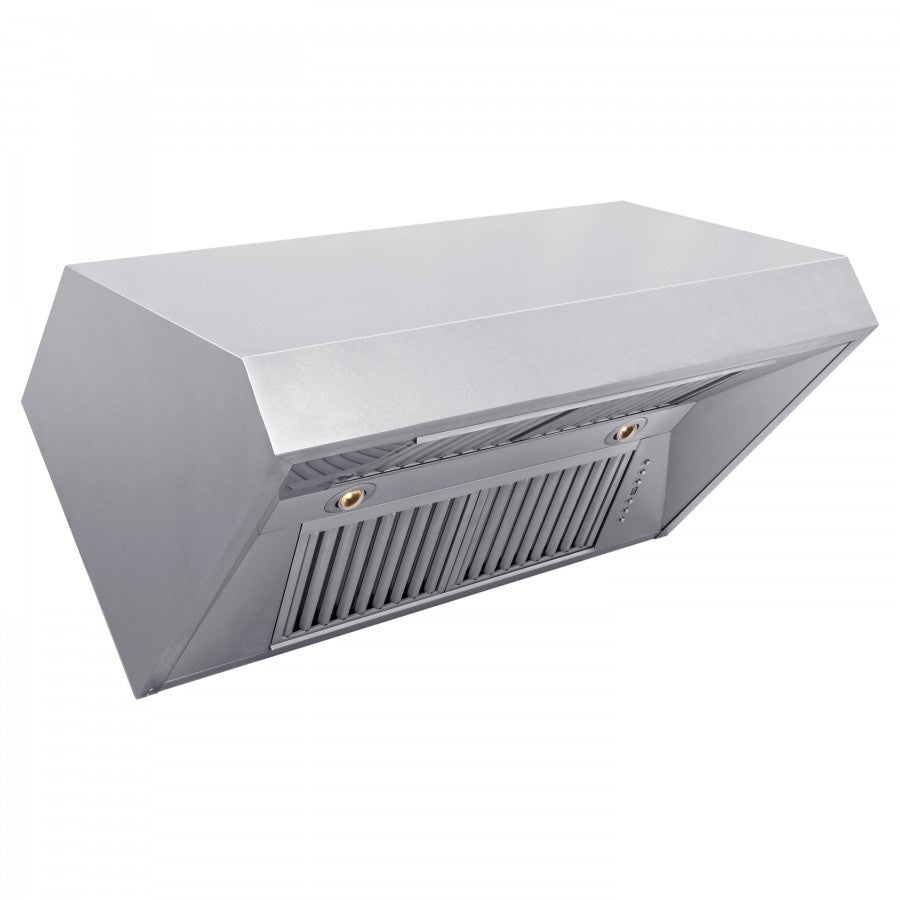 ZLINE 30 in. Under Cabinet Range Hood Convertible Vent Satin Stainless Steel 400 CFM (8685S-30)