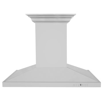 ZLINE 30 in. Island Mount Range Hood 400 CFM Stainless Steel CrownSound Bluetooth Built-in Speakers (GL2iCRN-BT-30)