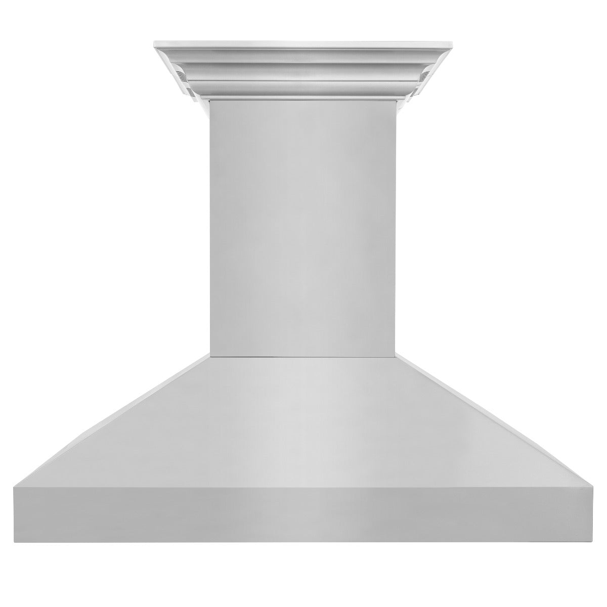 ZLINE 36 in. Wall Mount Range Hood with CrownSound Bluetooth Speakers, Stainless Steel, 400 CFM, 597iCRN-BT-36