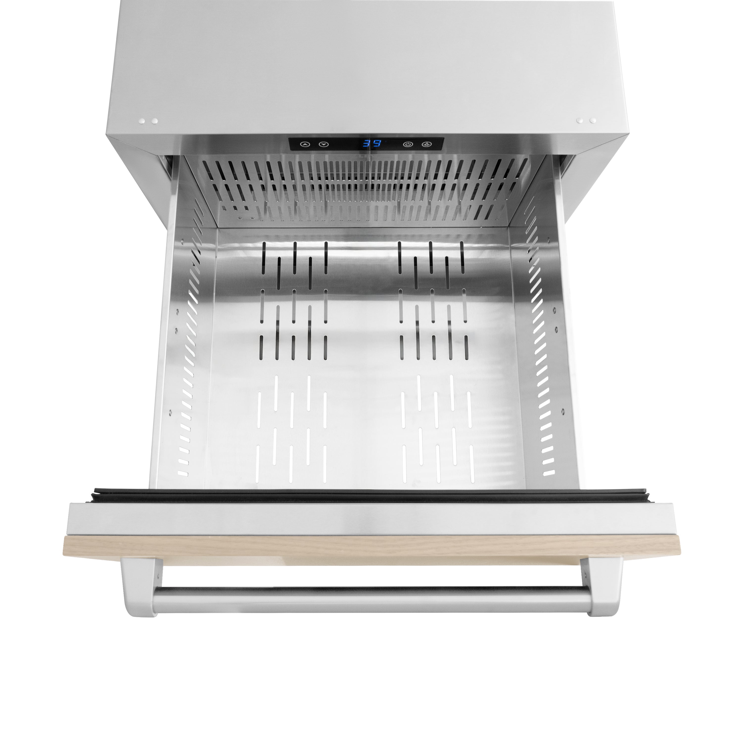 ZLINE 24 in. Refrigerator Drawer 168 Can Capacity Outdoor Rated Panel Ready Touchstone Series (RDSPO-24)