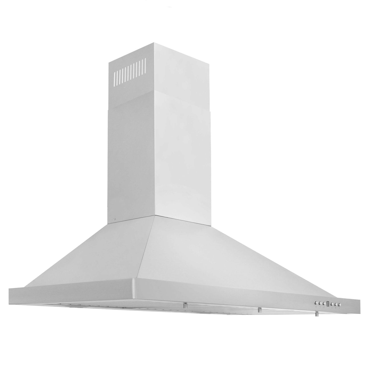 ZLINE 24 in. Wall Mount Range Hood Convertible Stainless Steel Ducted/Ductless Charcoal Filters Included (KB-CF-24)