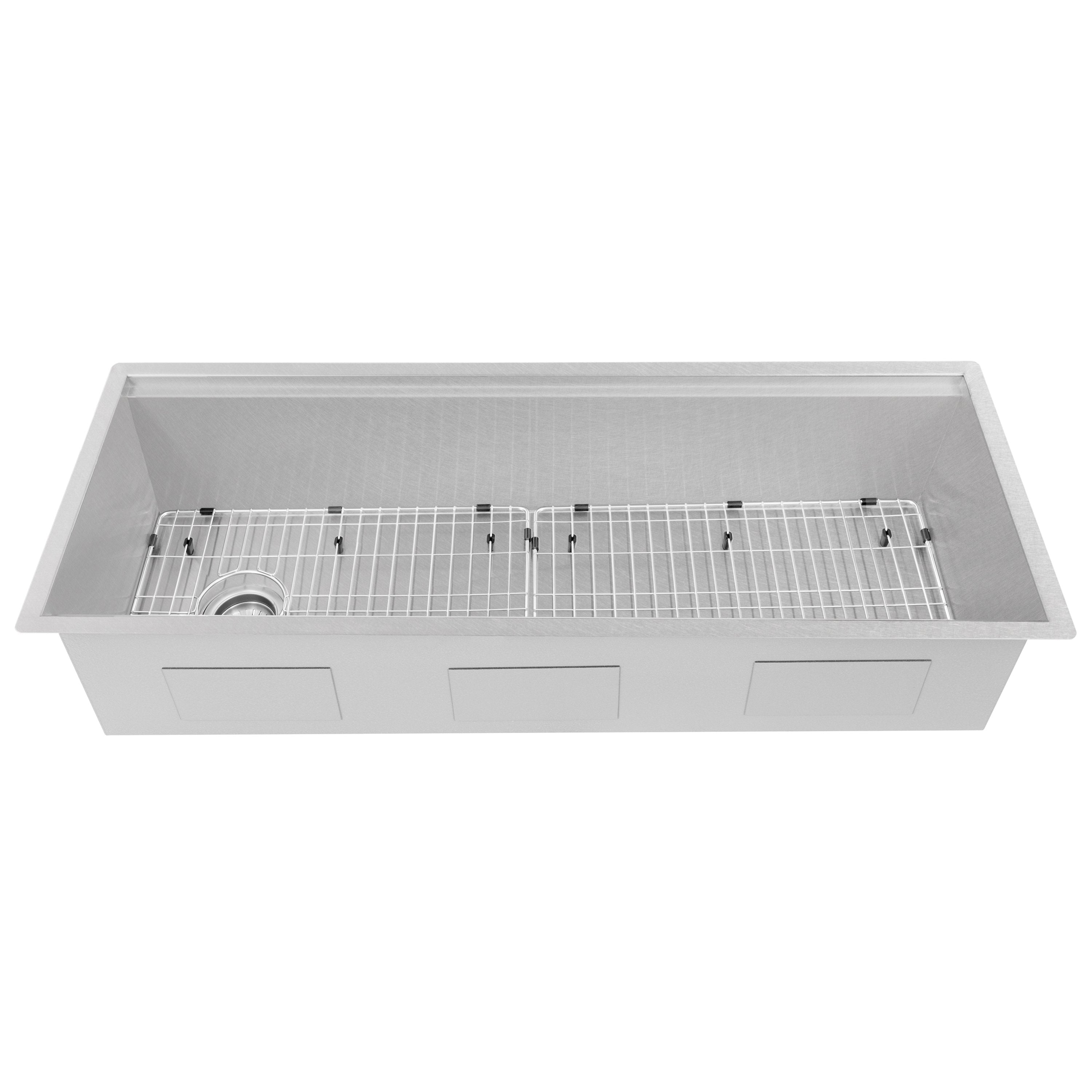 ZLINE 43 in. Garmisch Undermount Single Bowl Stainless Steel Kitchen Sink with Bottom Grid and Accessories, SLS-43