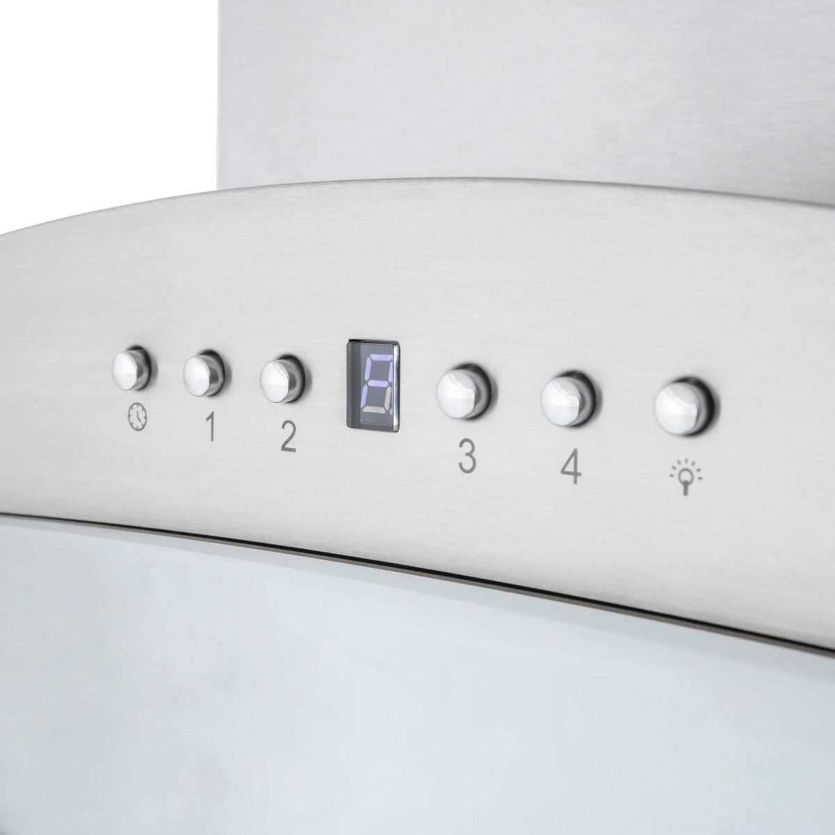 ZLINE 30 Inch Wall Mount Range Hood Convertible Vent Stainless Steel & Glass 400 CFM (KN-30)