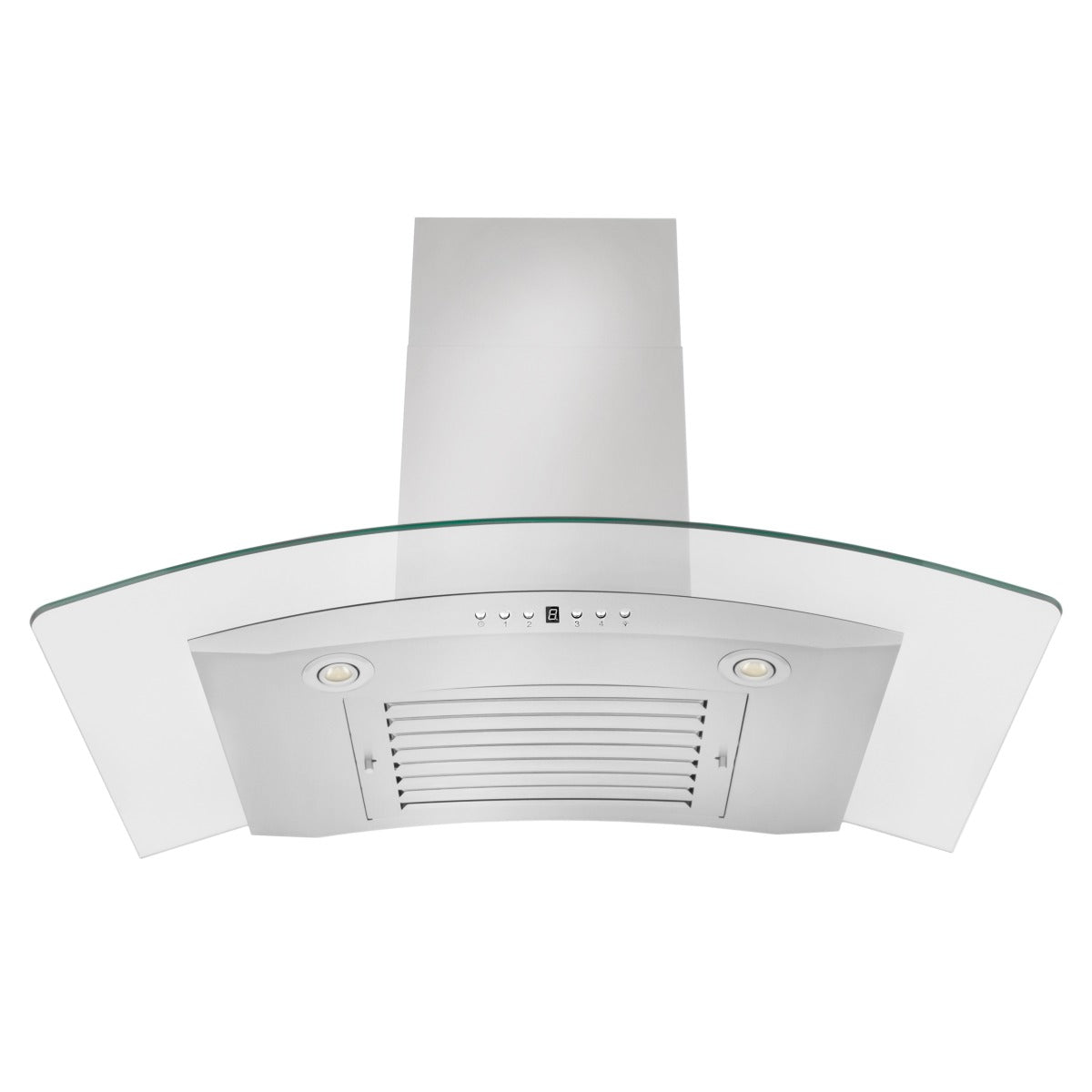 ZLINE 30 in. Wall Mount Range Hood Convertible Vent Stainless Steel & Glass (KN4-30)