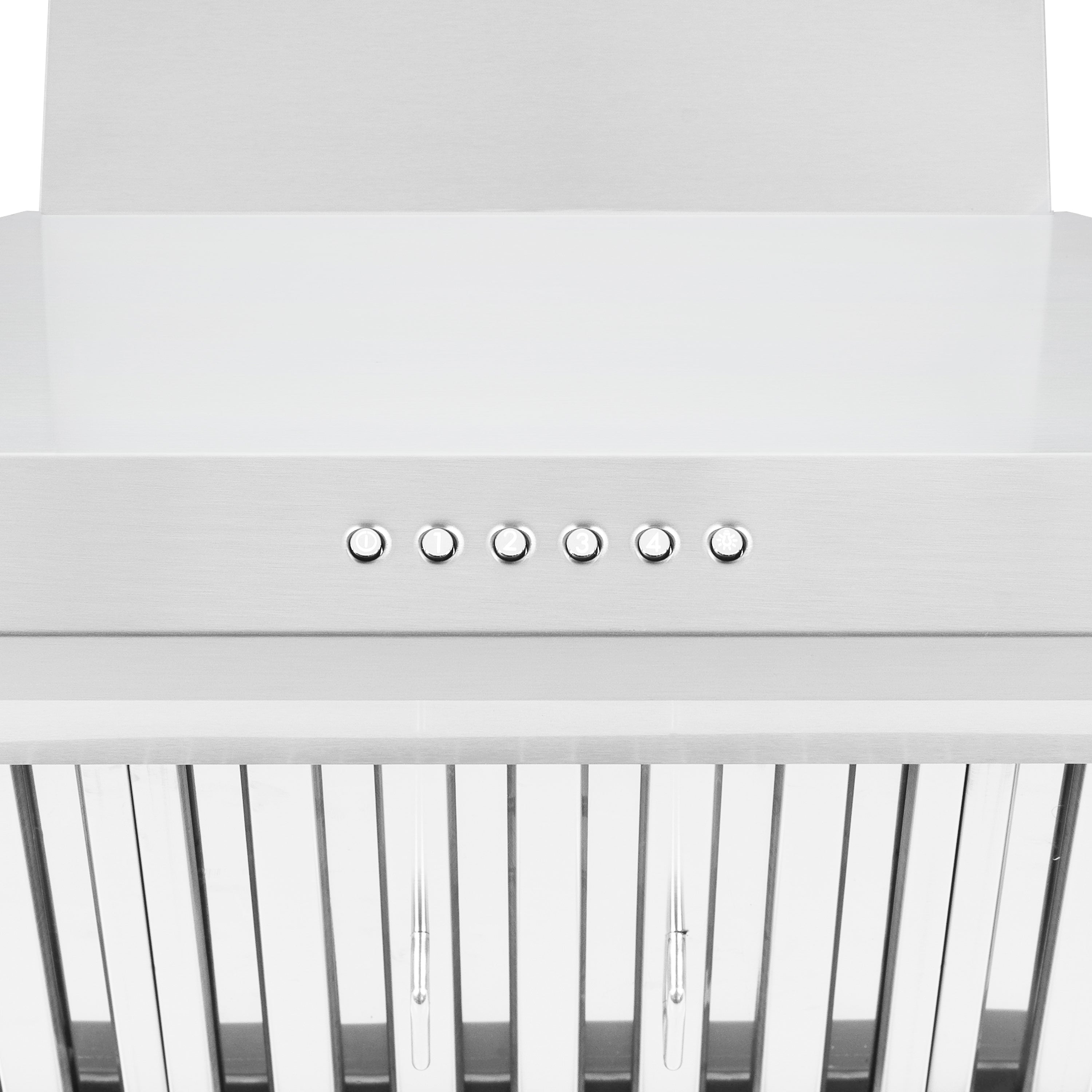 ZLINE 30 in. Wall Mount Range Hood – Alpine Series – Stainless Steel – 500 CFM Ducted Ventilation (ALP100WL-30)