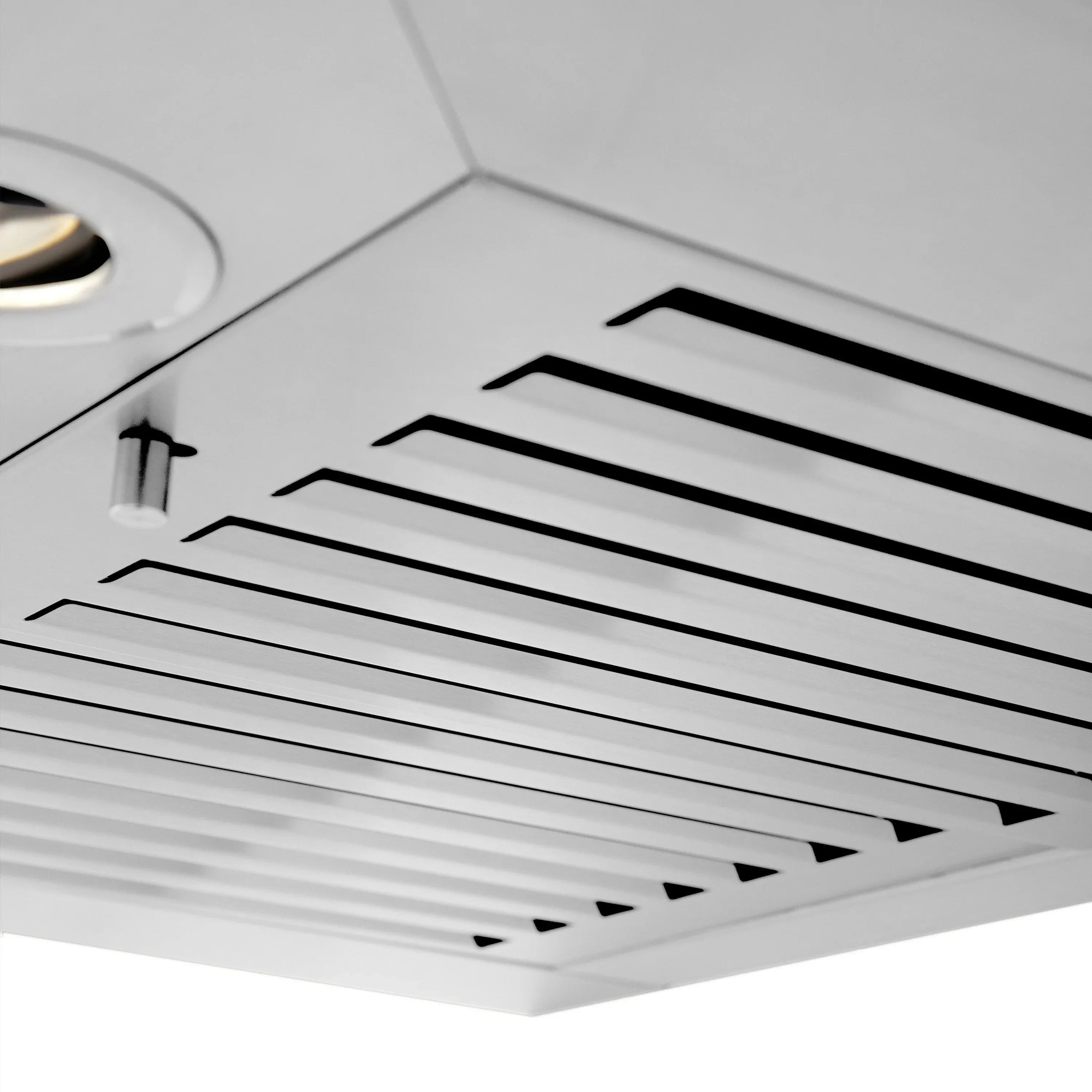 ZLINE 42" Wall Mount Range Hood Stainless Steel Convertible Vent with Crown Molding (KECRN-42)