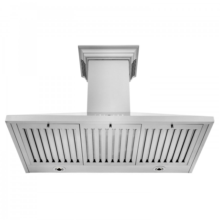 ZLINE 30 in. Wall Mount Range Hood with Bluetooth Speakers, Stainless Steel, KL2CRN-BT-30