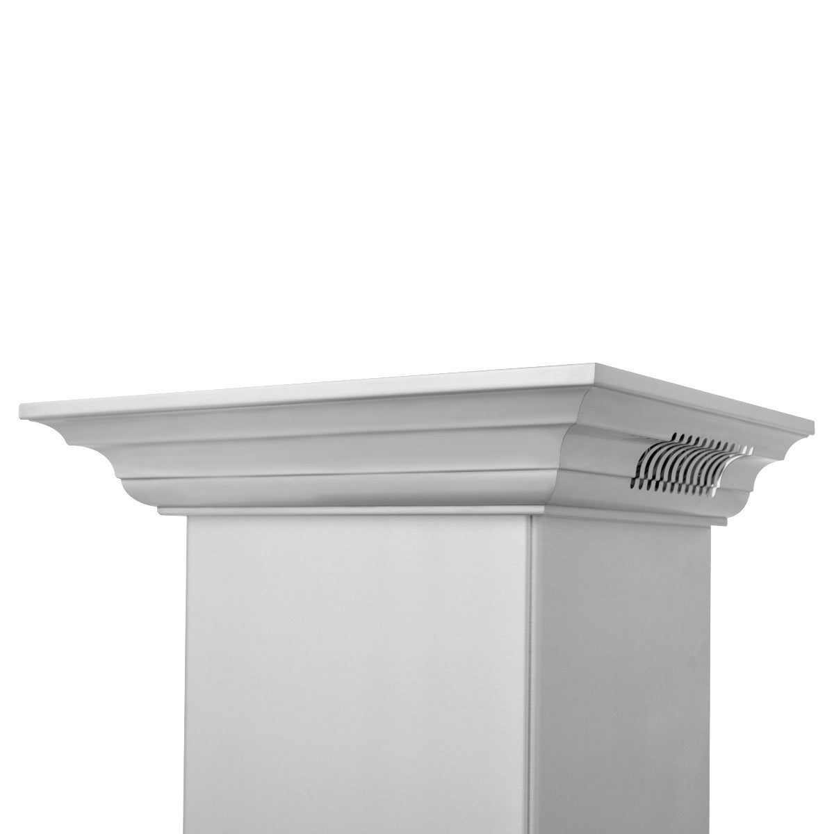 ZLINE 36 in. Wall Mount Range Hood Stainless Steel 400 CFM CrownSound Bluetooth Speakers 4-Speed (KN4CRN-BT-36)