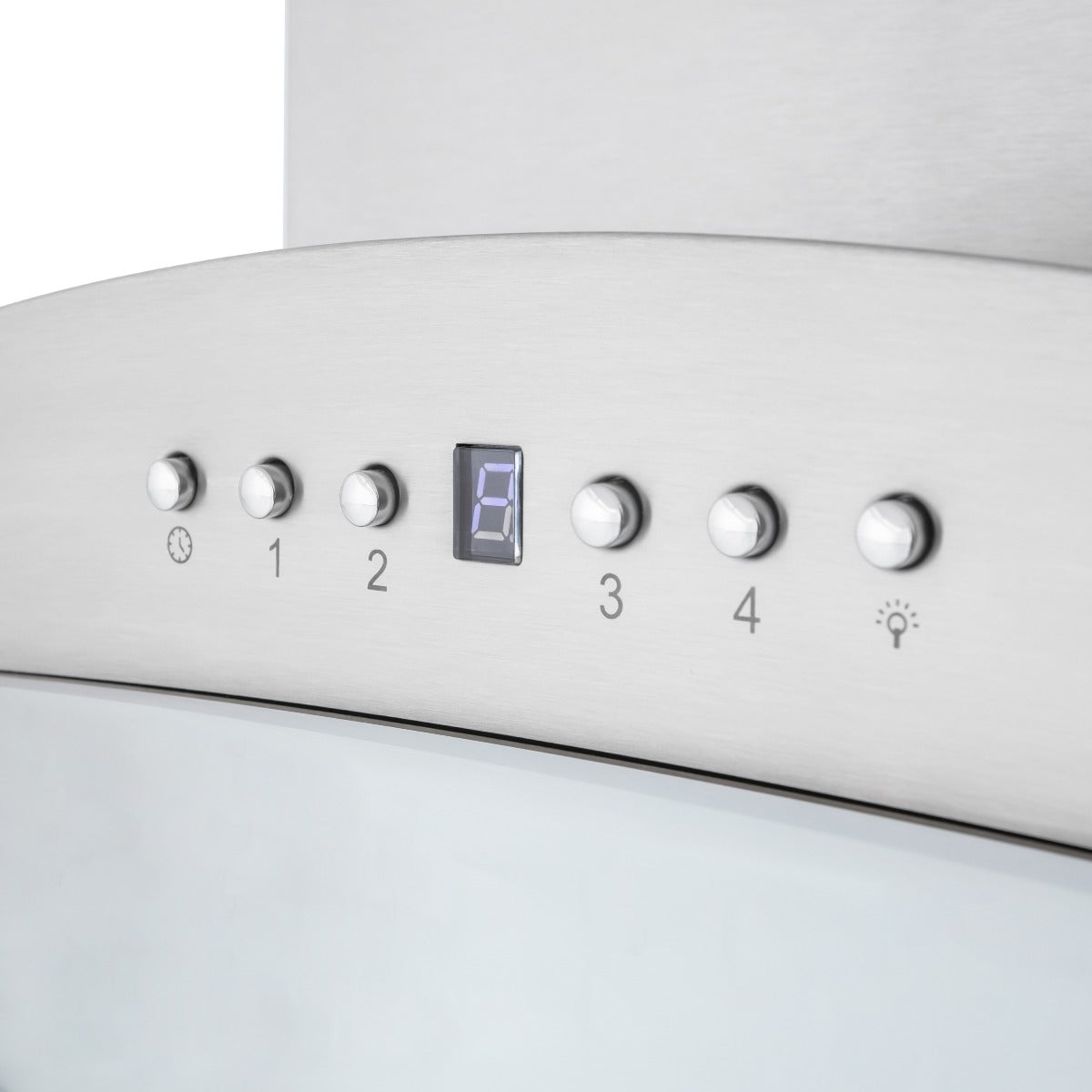 ZLINE 36 in. Wall Mount Range Hood 400 CFM Stainless Steel Bluetooth CrownSound Speakers (KNCRN-BT-36)