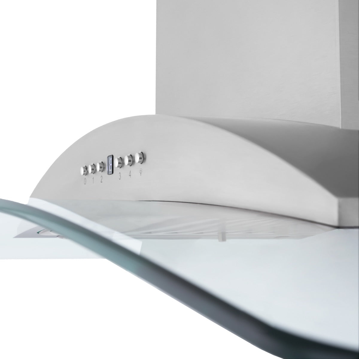 ZLINE 36 in. Wall Mount Range Hood 400 CFM Stainless Steel Bluetooth CrownSound Speakers (KNCRN-BT-36)