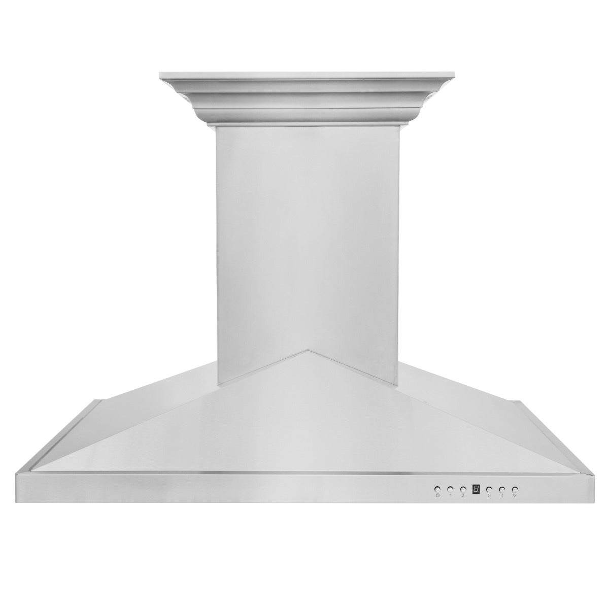 ZLINE 36 in. Island Mount Range Hood 400 CFM Stainless Steel CrownSound Bluetooth Speakers (GL1iCRN-BT-36)