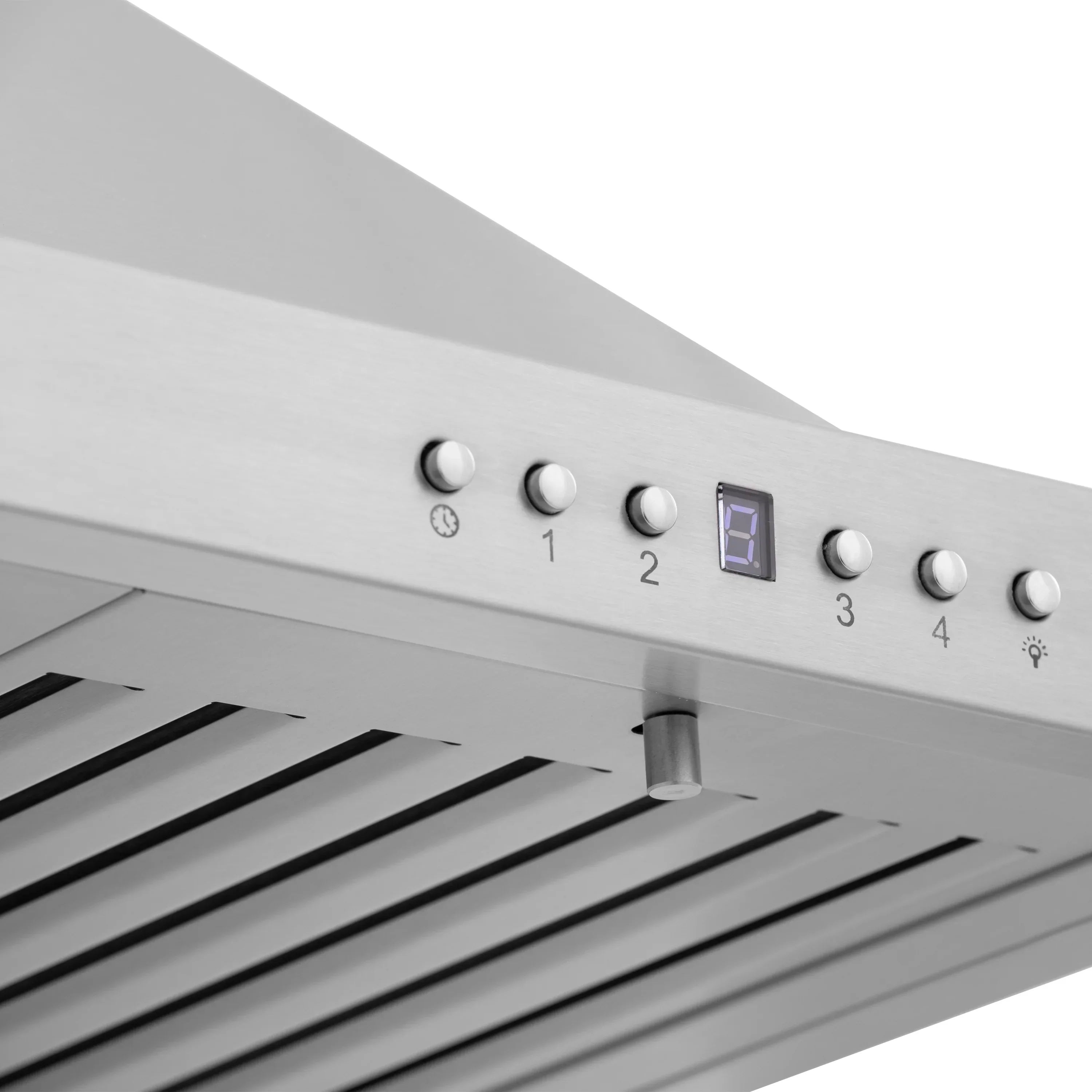 ZLINE 30 in. Wall Mount Range Hood 400 CFM Convertible Stainless Steel Kitchen Ventilation (KB-30)