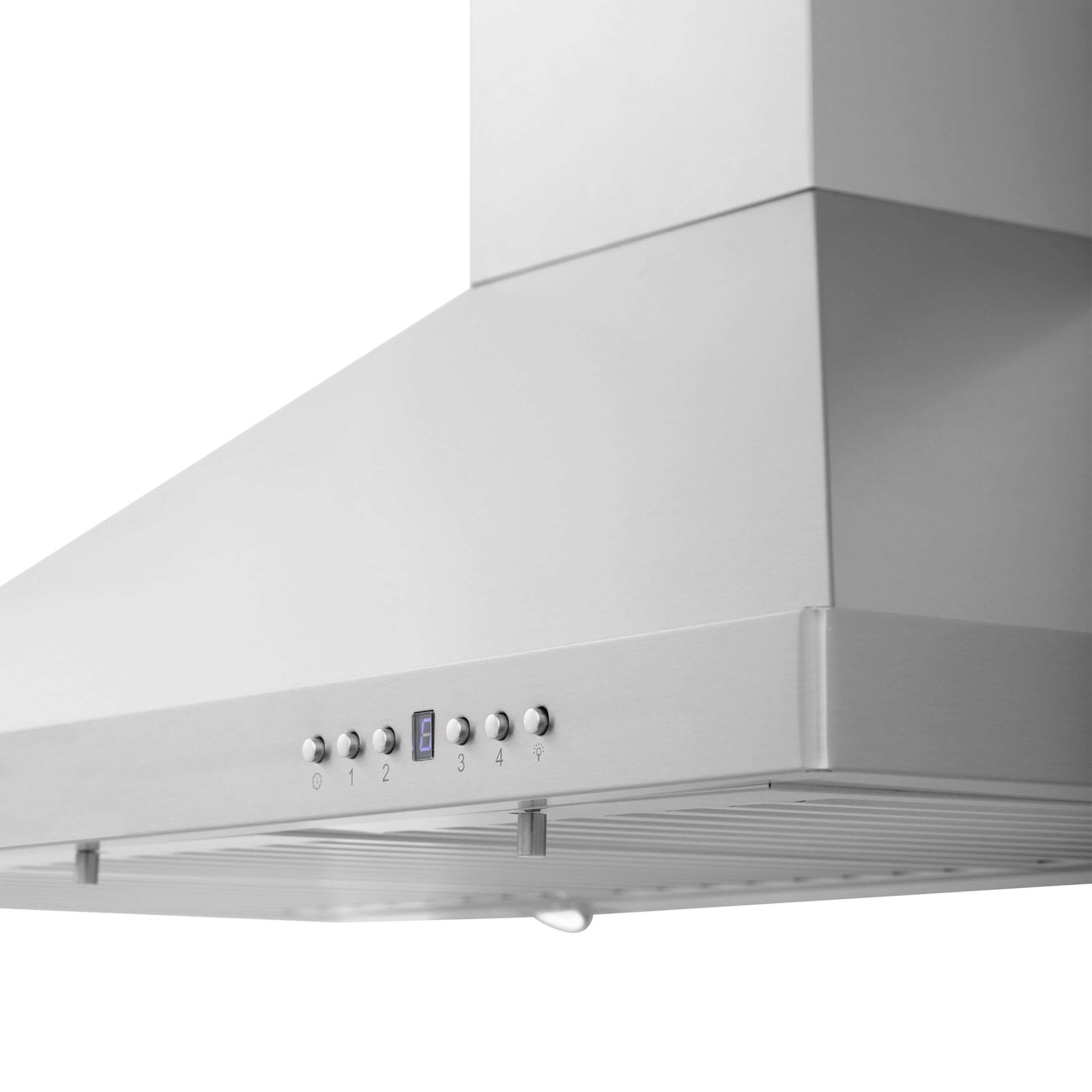 ZLINE 24 in. Wall Mount Range Hood Convertible Stainless Steel Ducted/Ductless Charcoal Filters Included (KB-CF-24)