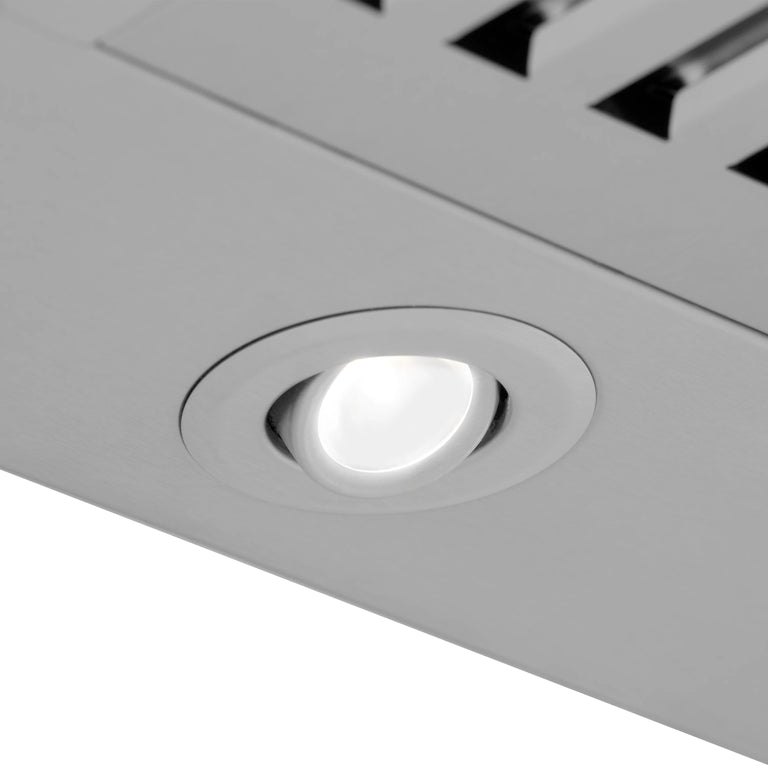 ZLINE 42 in. Wall Mount Range Hood Convertible Stainless Steel with Charcoal Filters (KB-CF-42)