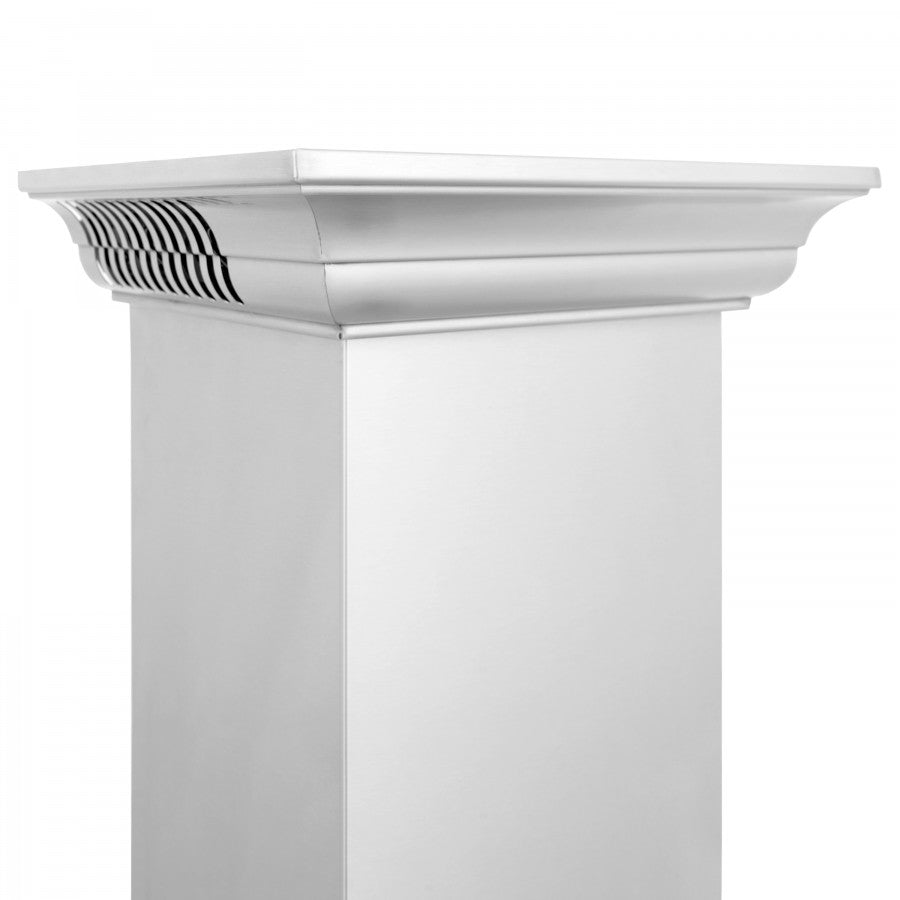 ZLINE 30 Inch Wall Mount Range Hood Stainless Steel Built-in Bluetooth Speakers 400 CFM (KBCRN-BT-30)