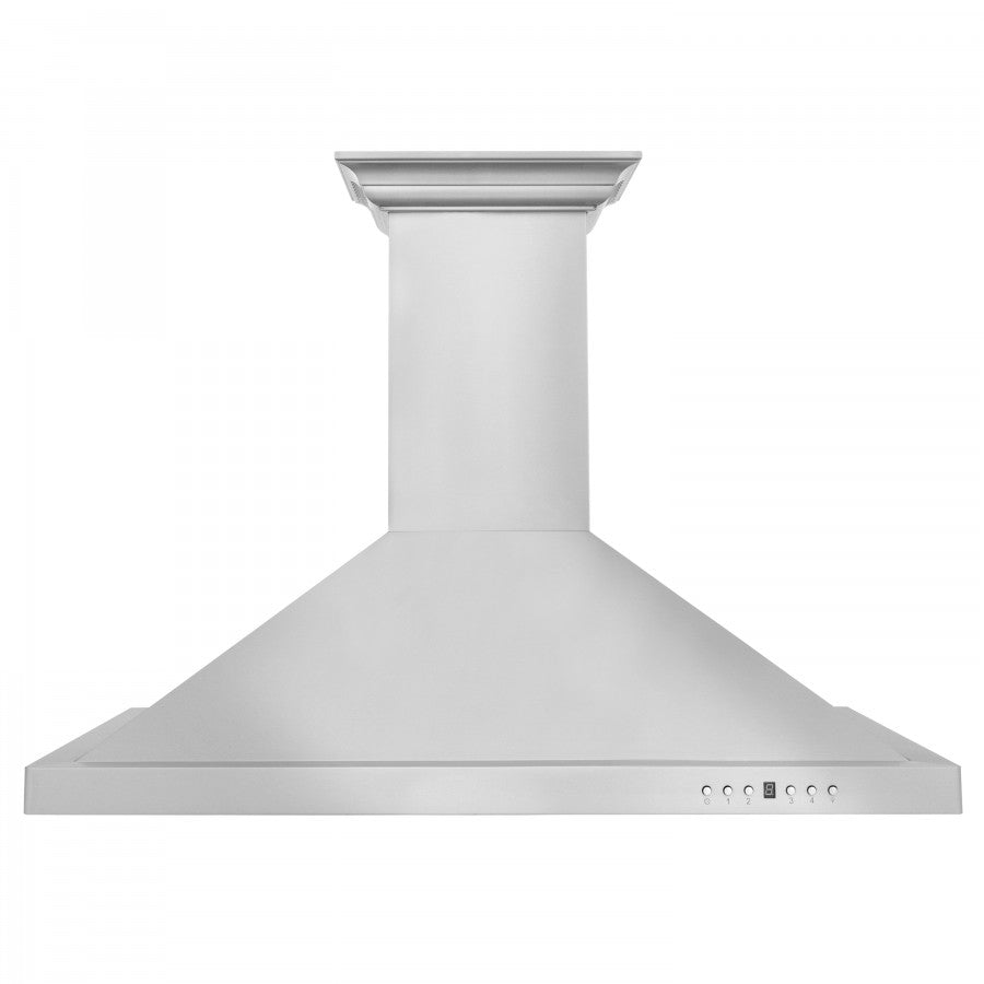 ZLINE 24-Inch Wall Mount Range Hood Stainless Steel Bluetooth CrownSound Built-In Speakers (KBCRN-BT-24)
