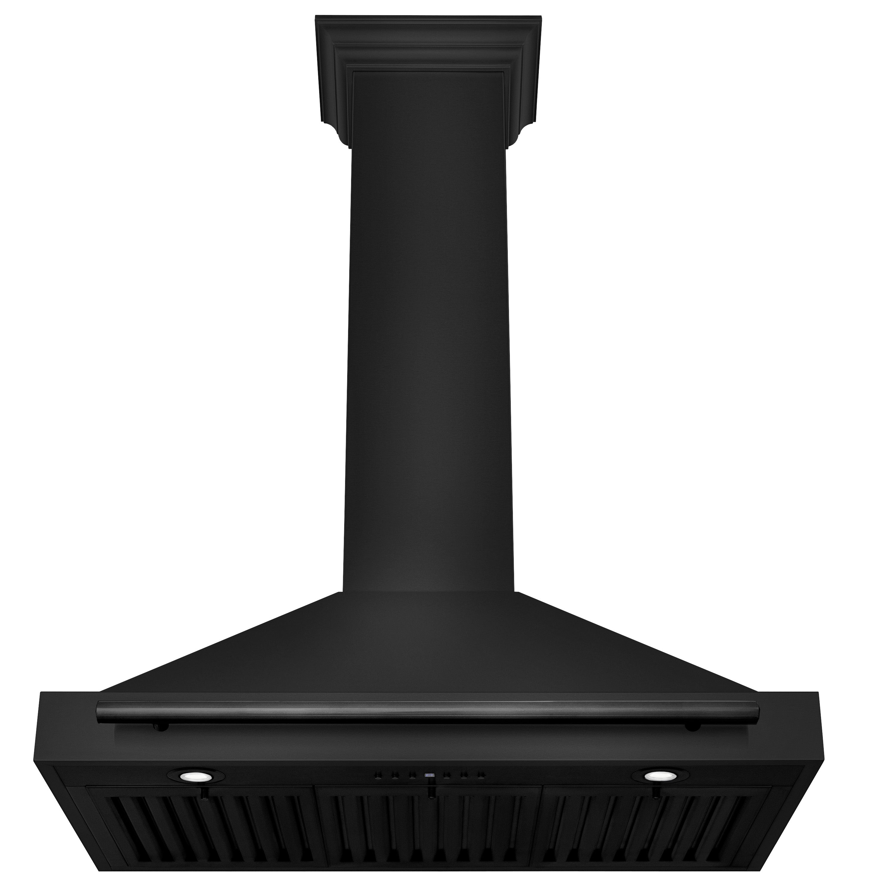 ZLINE 36 in. Wall Mount Range Hood 400 CFM Convertible Black Stainless Steel (BSKB4X-36)