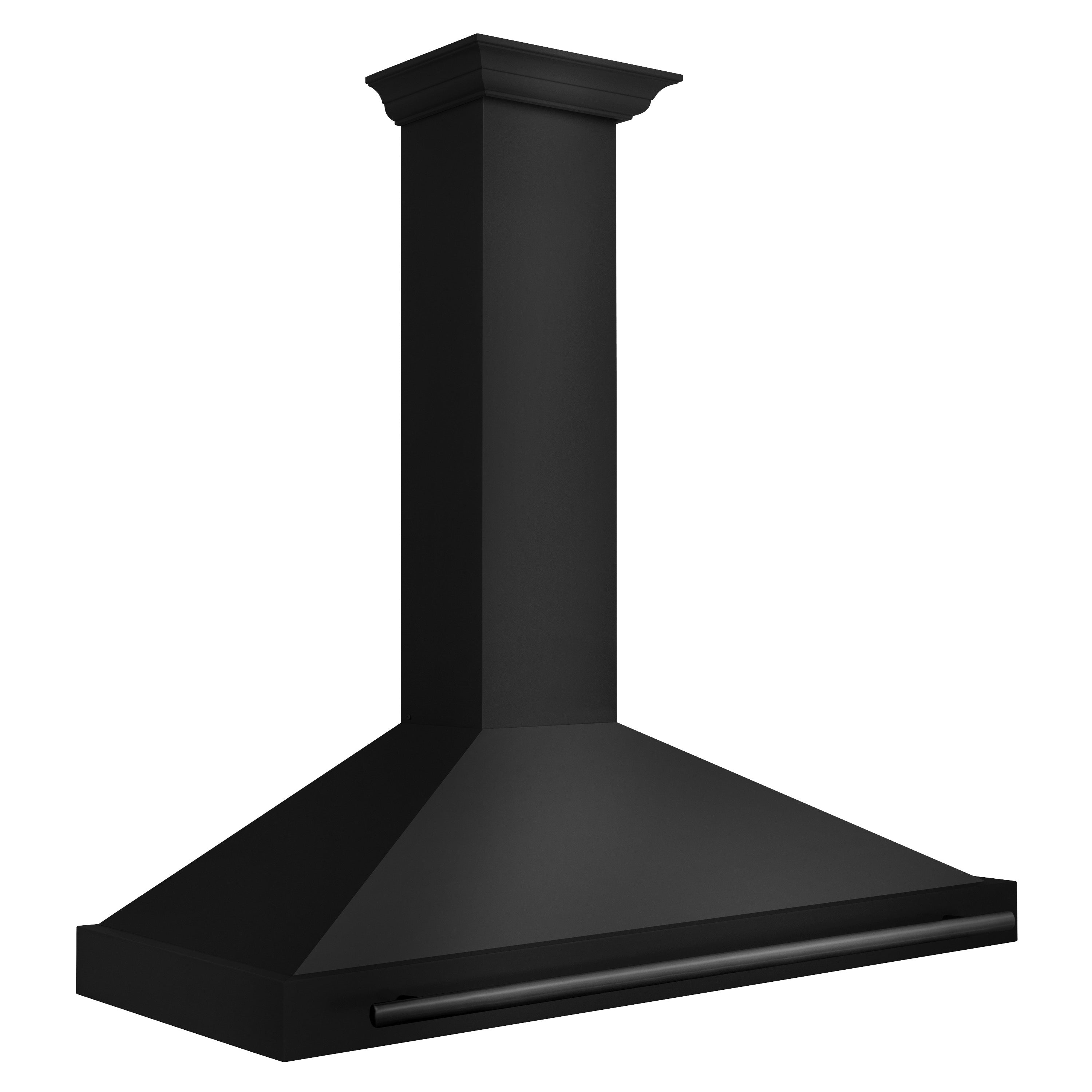 ZLINE 48 Inch Wall Mount Range Hood 400 CFM Convertible Black Stainless Steel (BSKB4X-48)