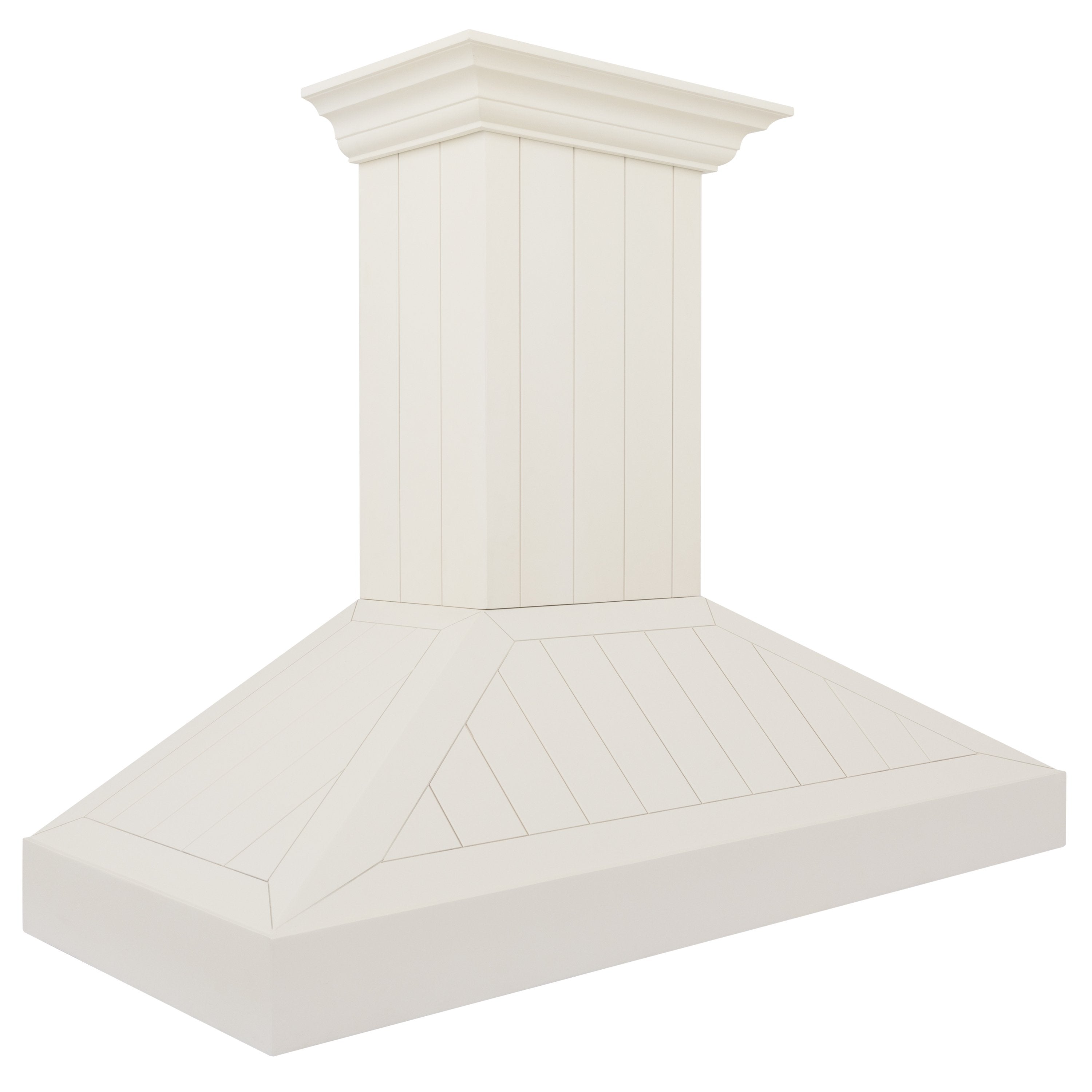 ZLINE 30 in. Wall Mount Range Hood – Wooden Construction, Cottage White Finish (KPTT-30)