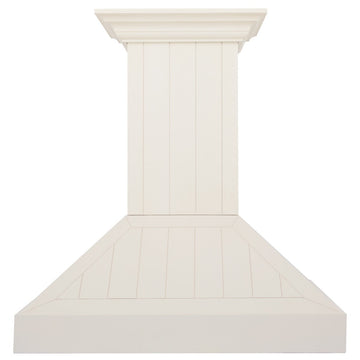 ZLINE 36 in. Wall Mount Range Hood, Wooden White Finish (KPTT-36)