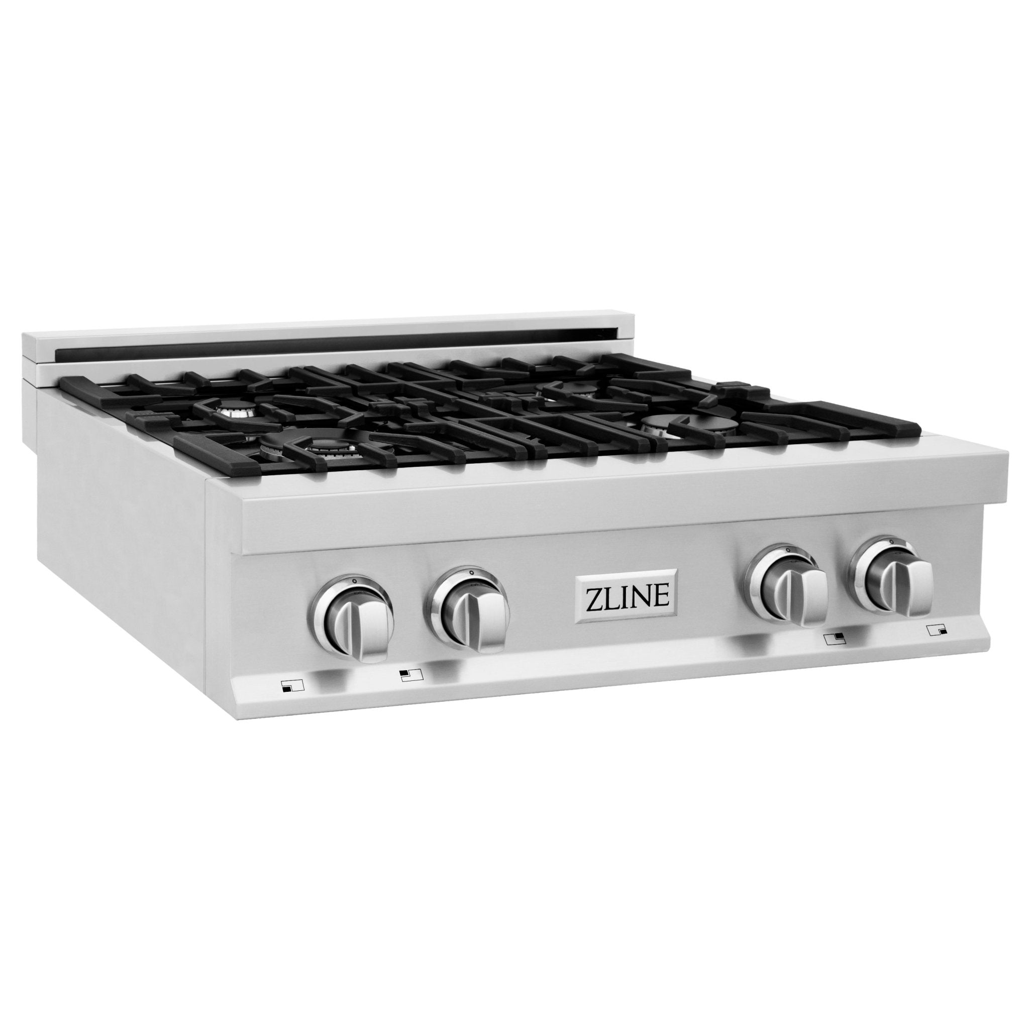 ZLINE 30" Rangetop in Stainless Steel with 4 Gas Burners and Griddle, RT-GR-30