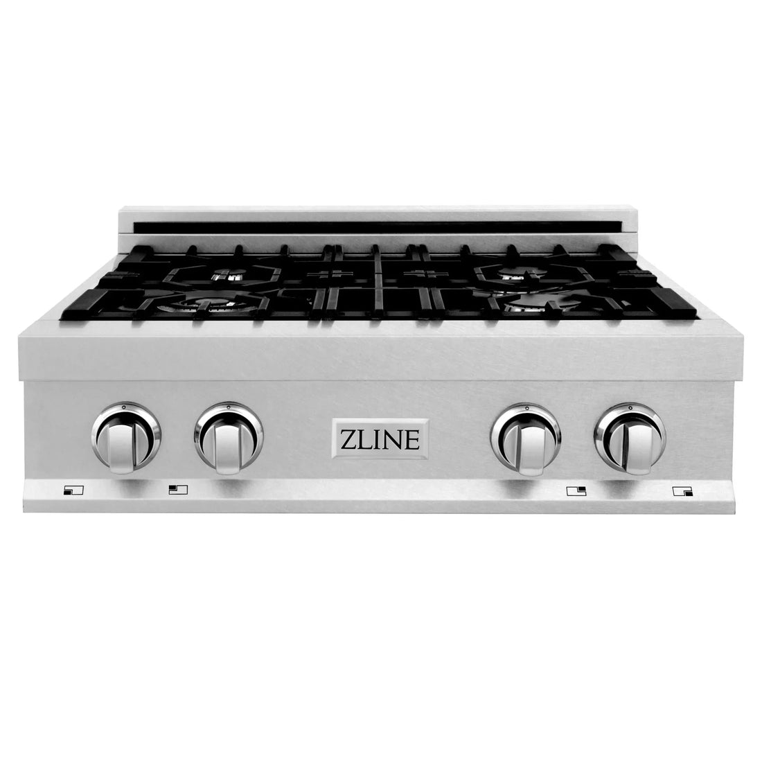 ZLINE 30" Legacy Gas Rangetop with 4 Burners and Porcelain Cooktop in Satin Stainless Steel, RTS-30