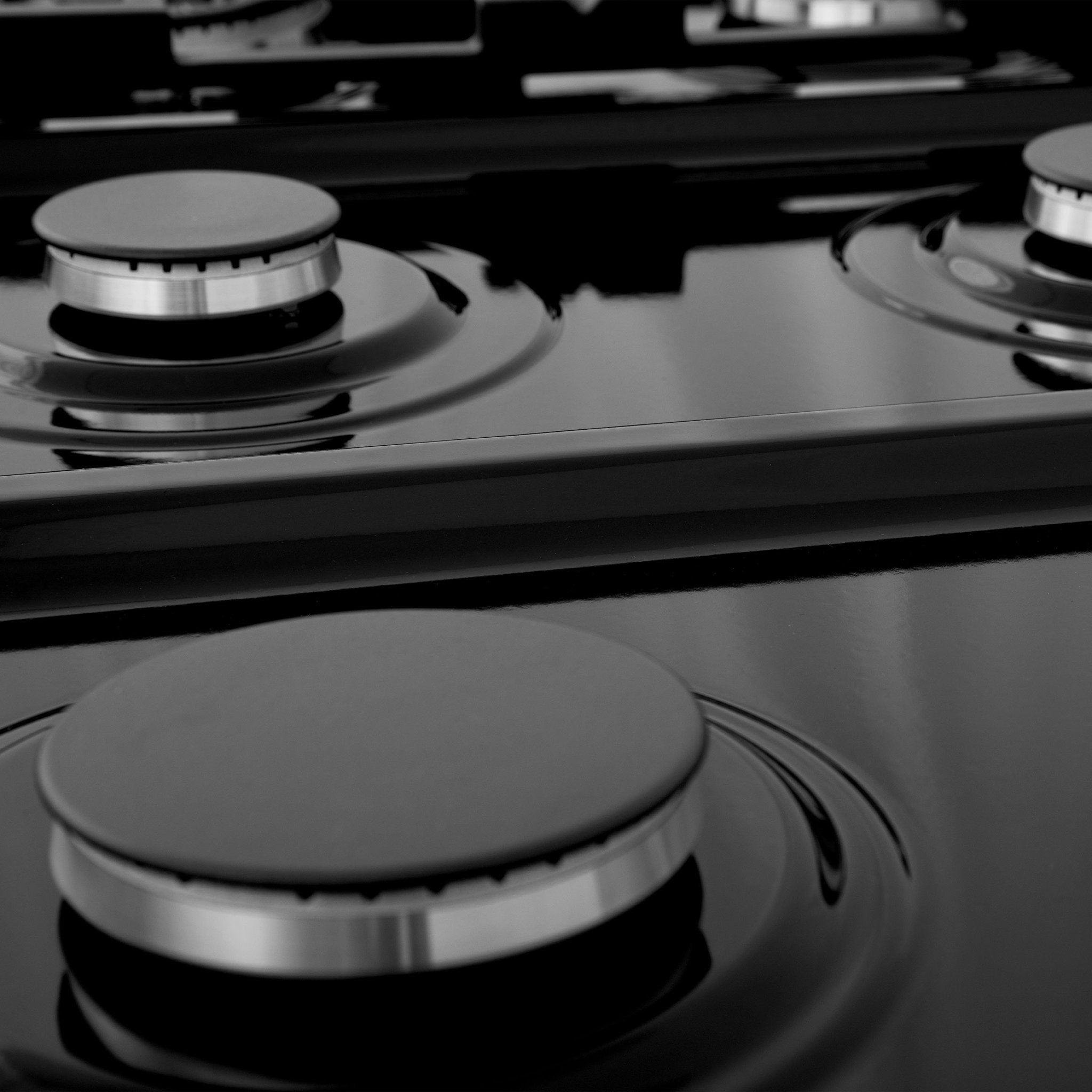 ZLINE 36" Legacy Gas Rangetop with 6 Burners and Porcelain Cooktop in Satin Stainless Steel with Griddle, RTS-GR-36