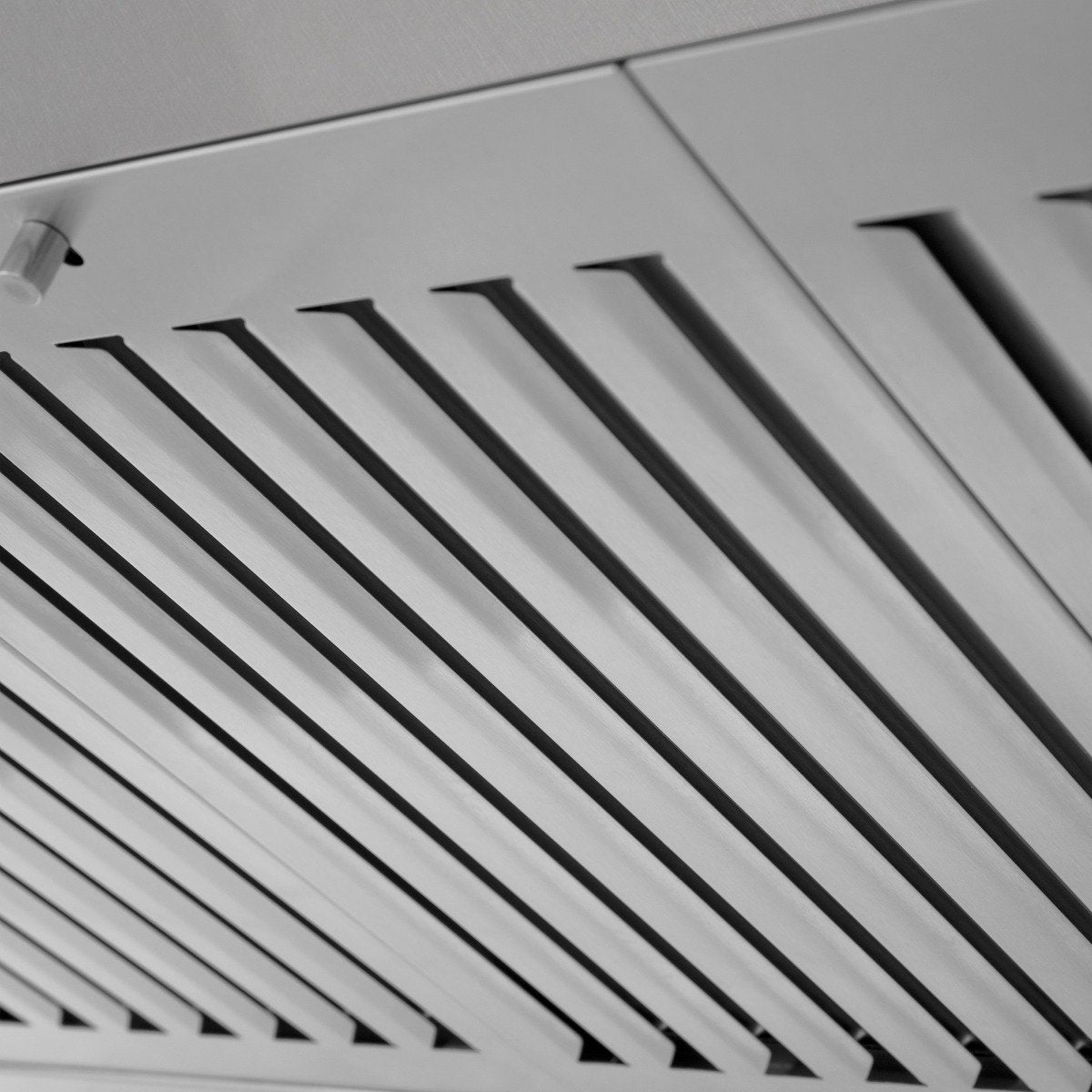 ZLINE 48 Inch Wall Mount Range Hood Convertible Vent Satin Stainless Steel Designer Series (8KBS-48)