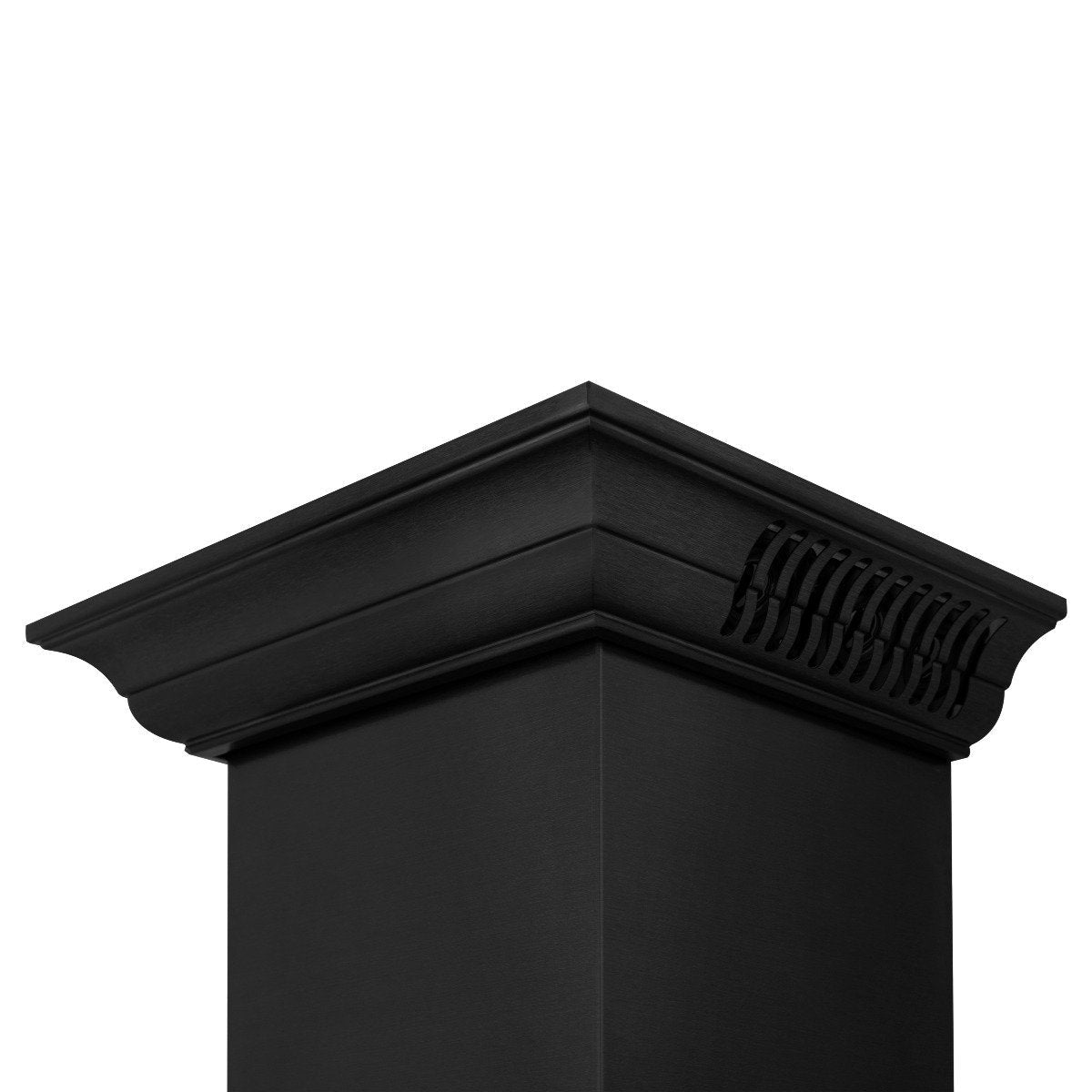 ZLINE 36 in. Wall Mount Range Hood Black Stainless Steel Bluetooth CrownSound Built-In Speakers (BSKBNCRN-BT-36)