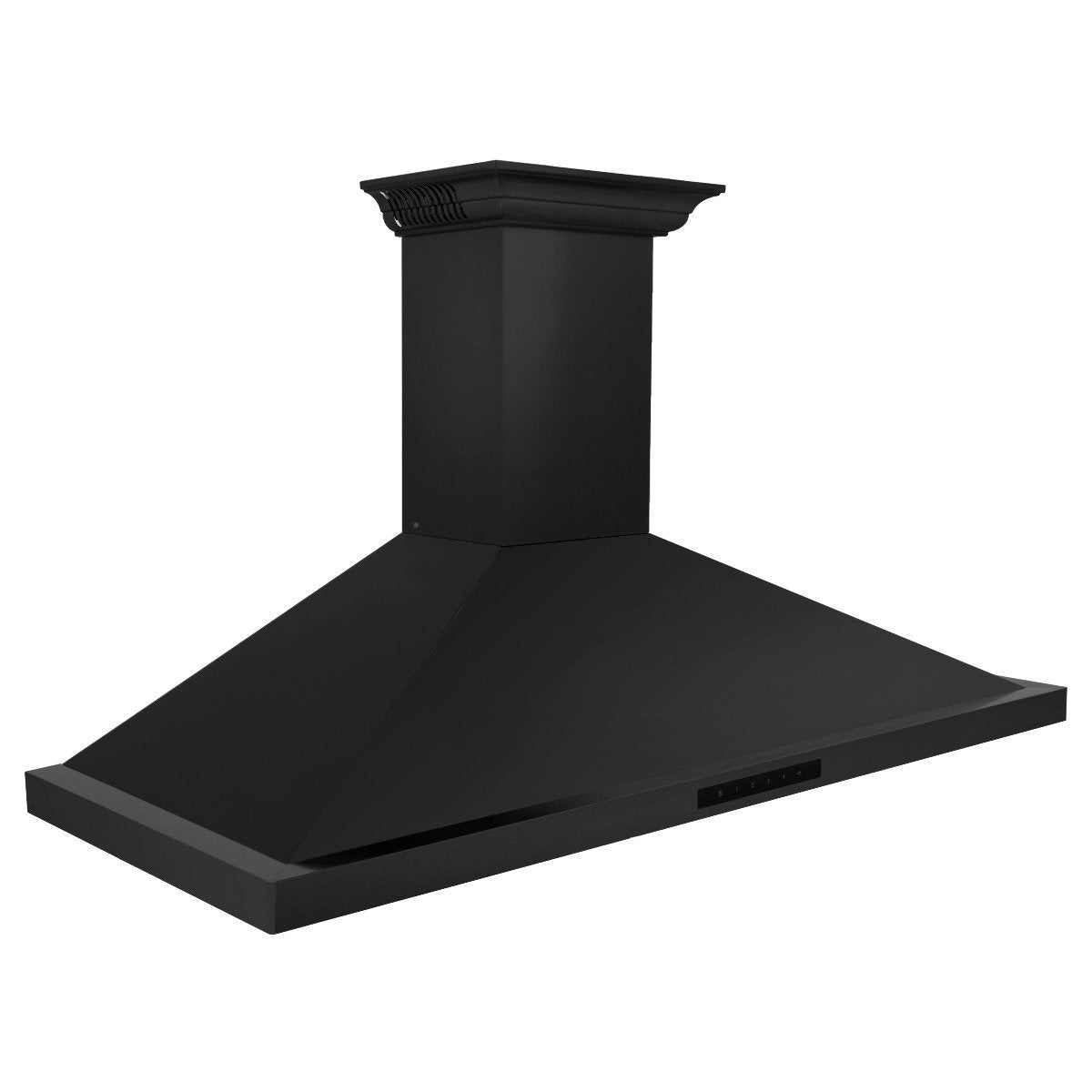 ZLINE 36 in. Wall Mount Range Hood Black Stainless Steel Bluetooth CrownSound Built-In Speakers (BSKBNCRN-BT-36)