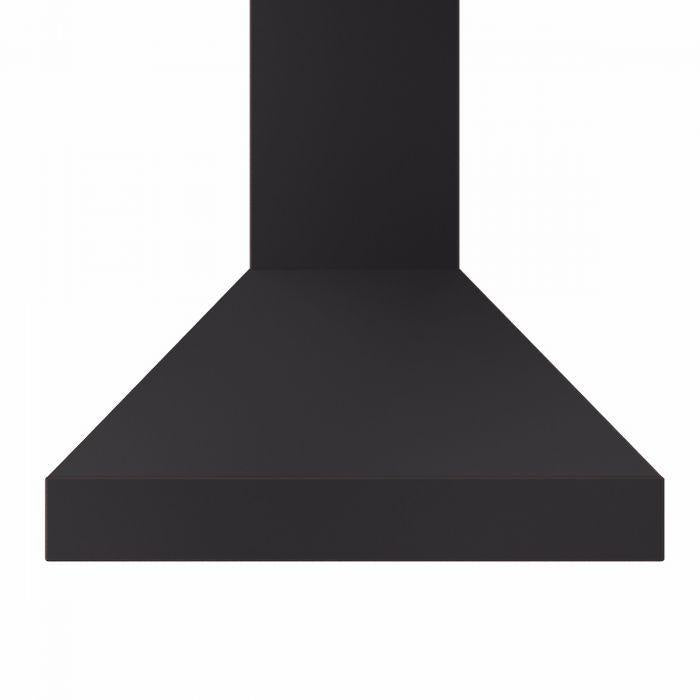 ZLINE 36 in. Wall Mount Range Hood, Oil-Rubbed Bronze Finish, 24 in. Depth (8667B-36)