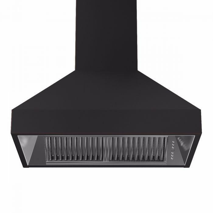 ZLINE 30 in Wall Mount Range Hood 24 in Depth Oil-Rubbed Bronze Finish (8667B-30)