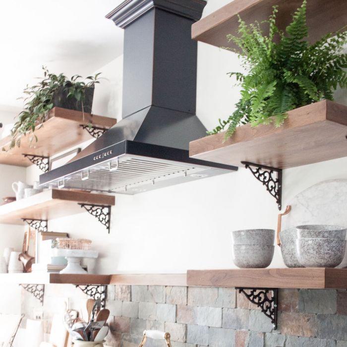 ZLINE 36 in Wall Mount Range Hood Oil-Rubbed Bronze Finish 400 CFM (8KBB-36)
