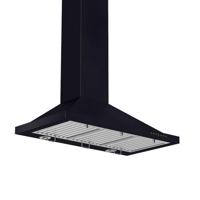 ZLINE 30 in. Wall Mount Range Hood Oil-Rubbed Bronze Finish Ducted Kitchen Ventilation (8KBB-30)